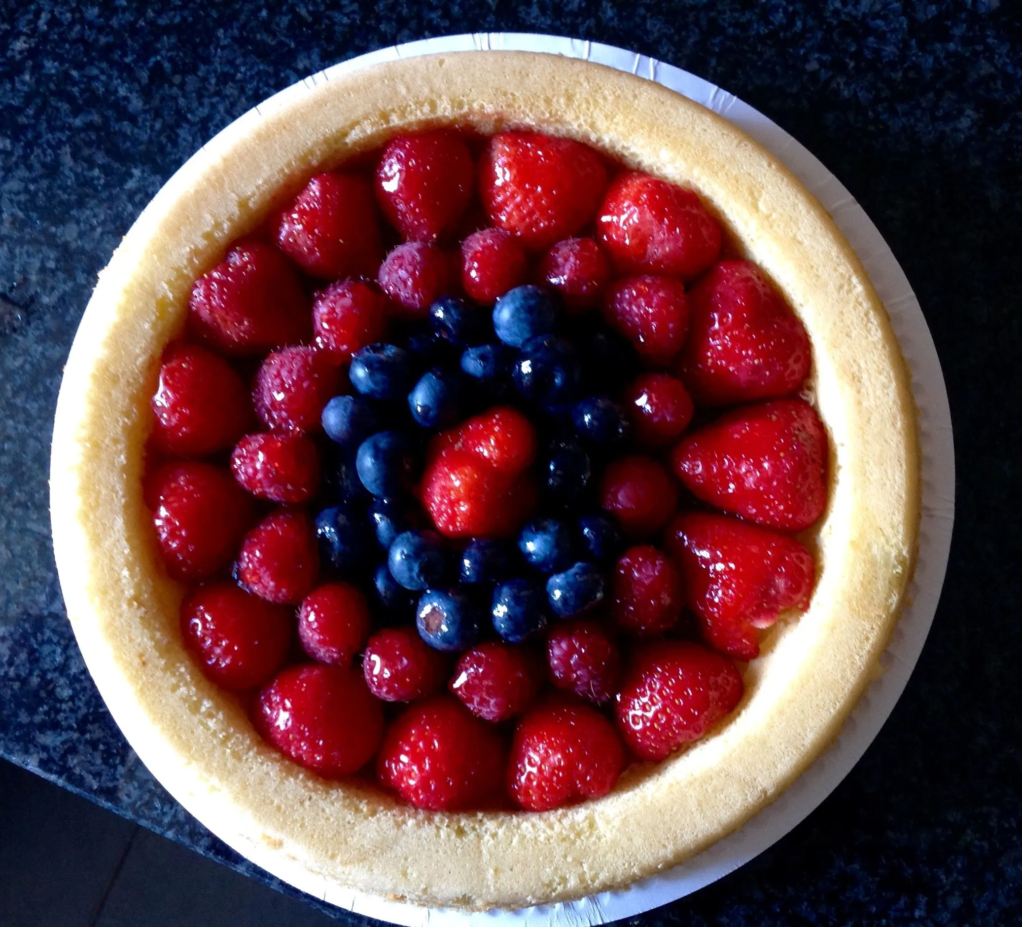 Edna's Easy Fruit Sponge Flan Dessert