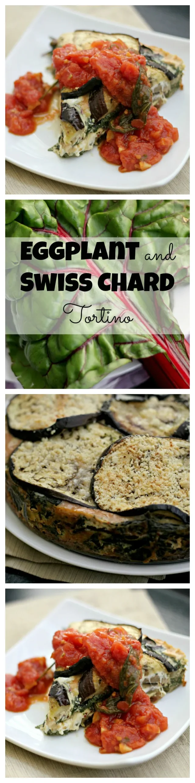 Eggplant and Swiss Chard Tortino