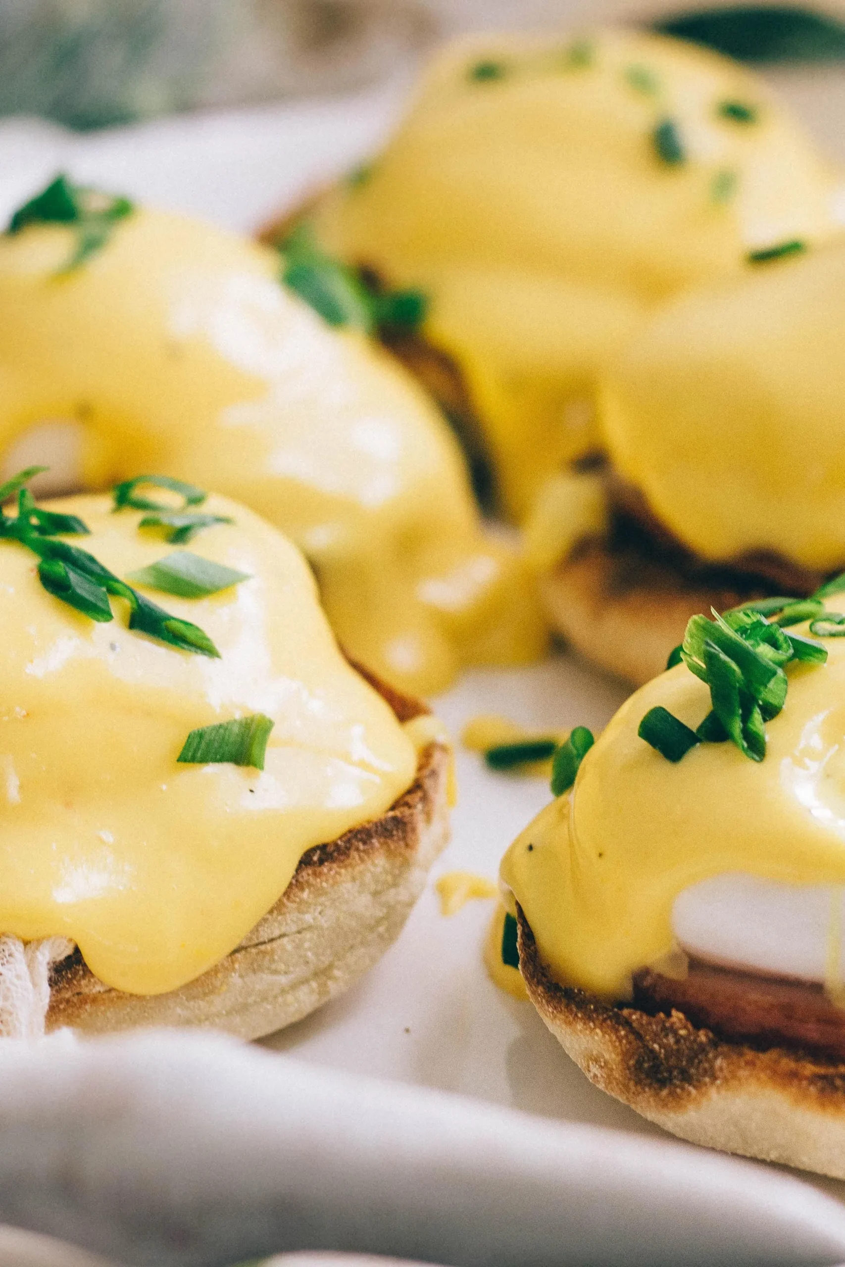 Eggs Benedict with Brown Butter Hollandaise Sauce