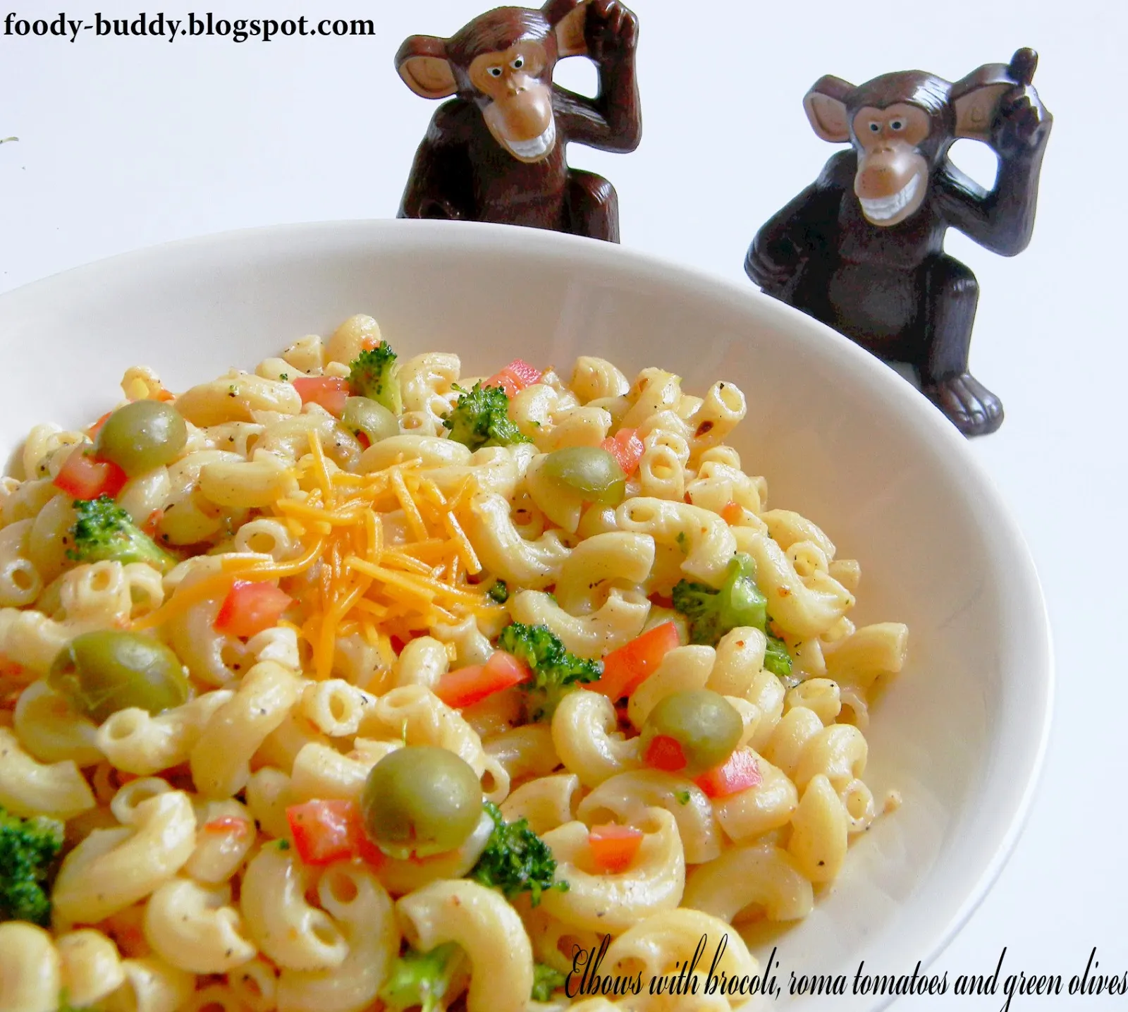 Elbows with Broccoli and Cherry Tomatoes