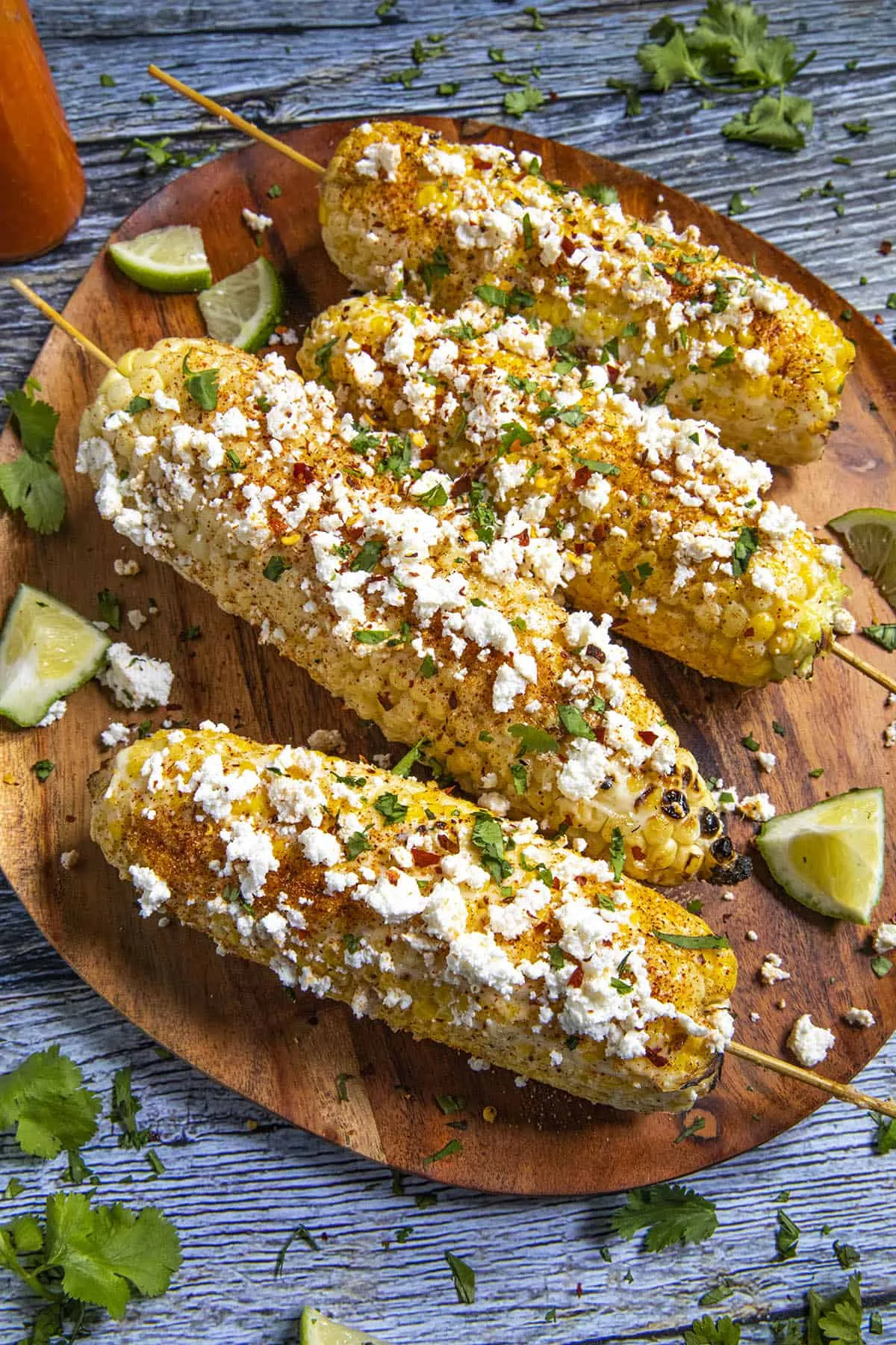 Elote Mexican Street Corn on a Stick