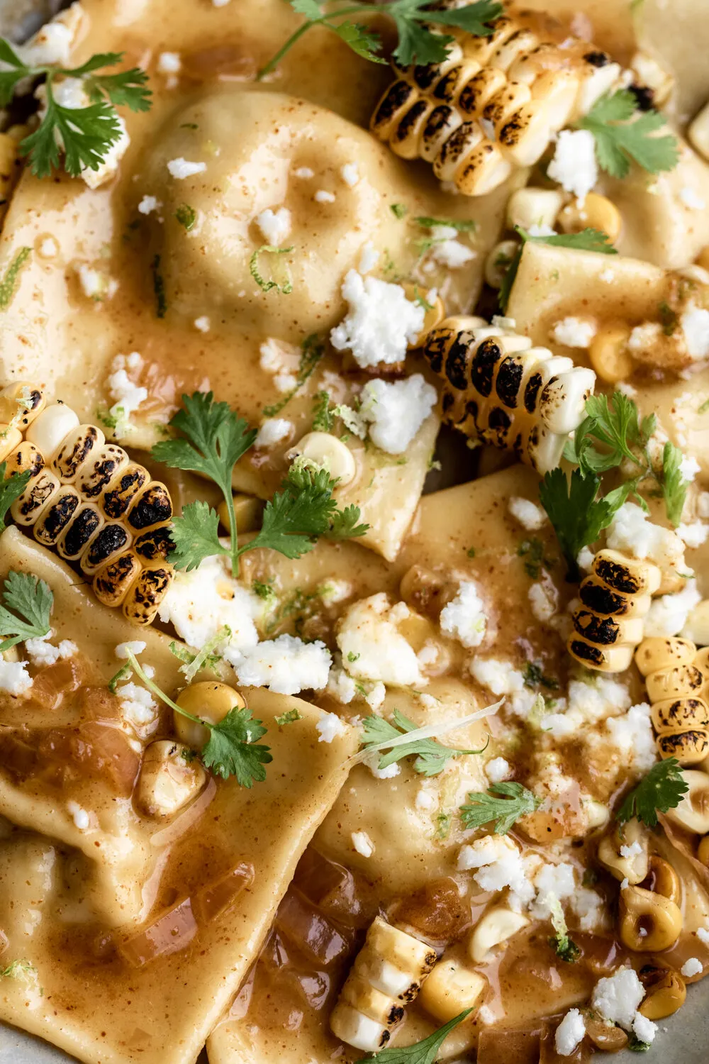 Elote Style Sweet Corn Ravioli