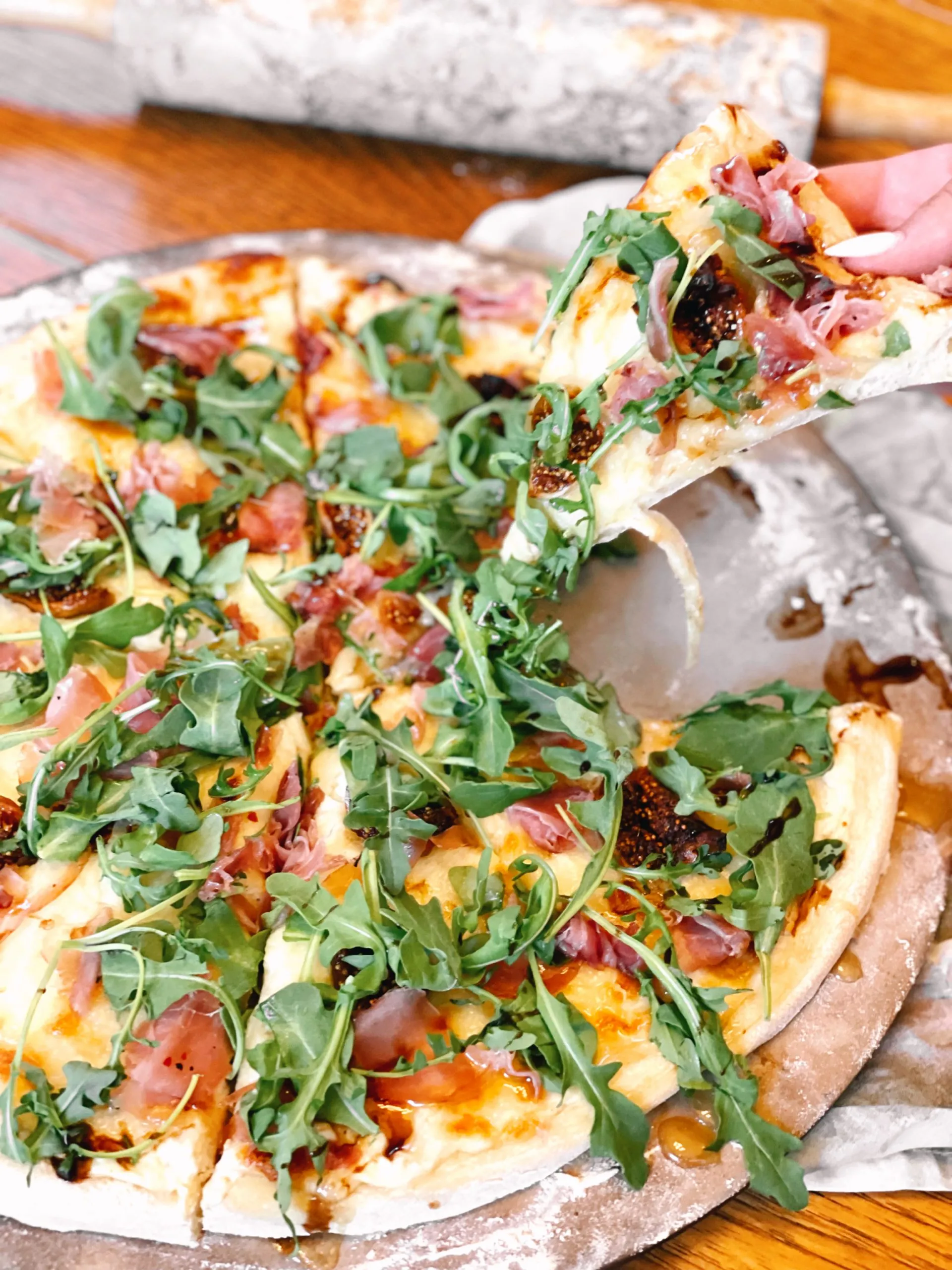 Fig and Prosciutto Pizza with Balsamic Glaze