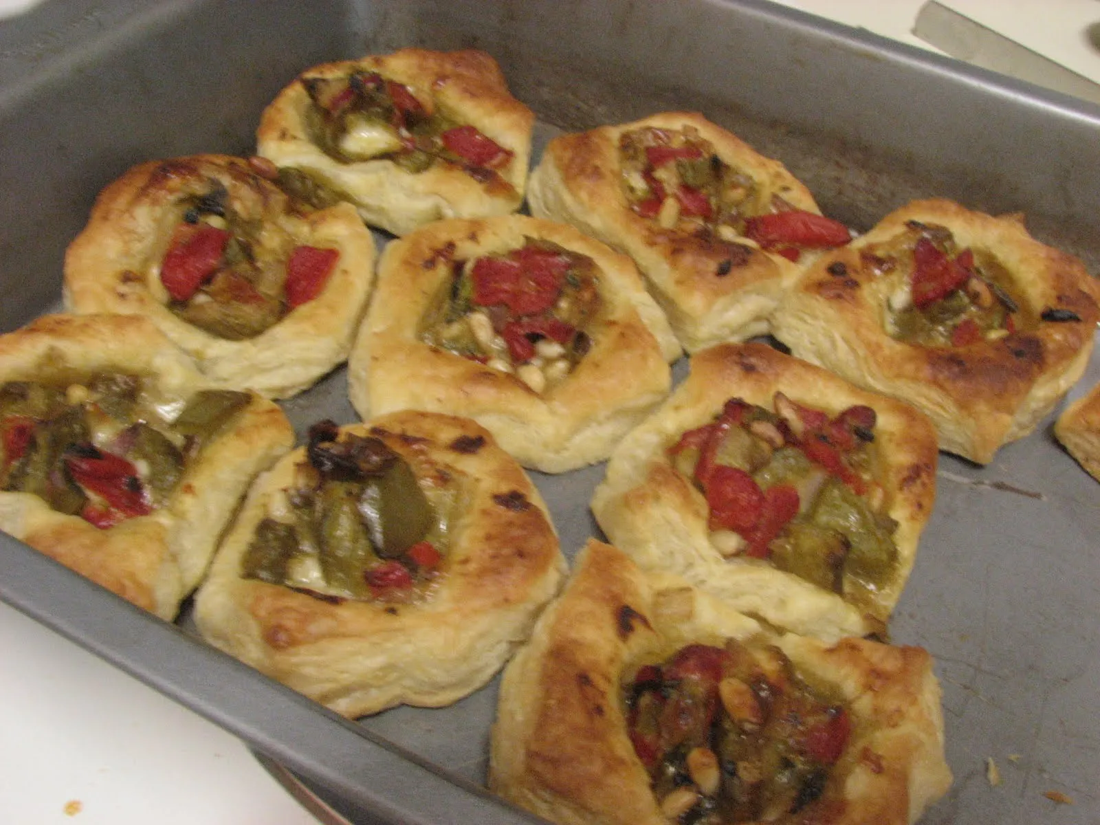 Filo Pastry Purses Filled with Marinated Beef