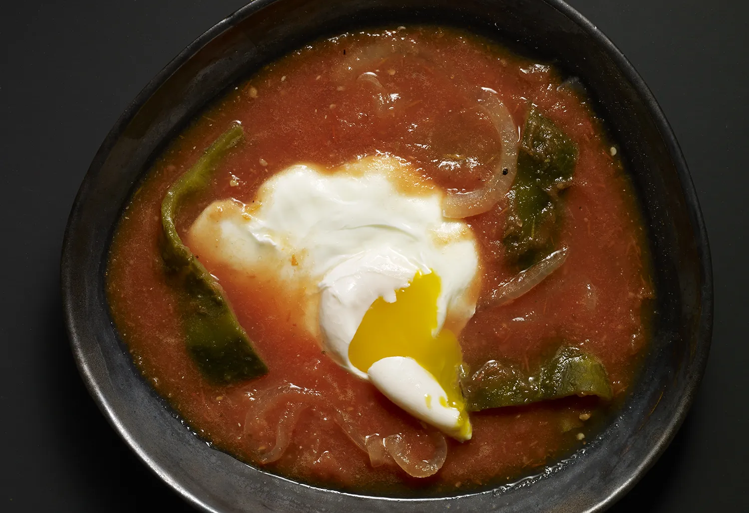 Fire Roasted Poblano and Eggs