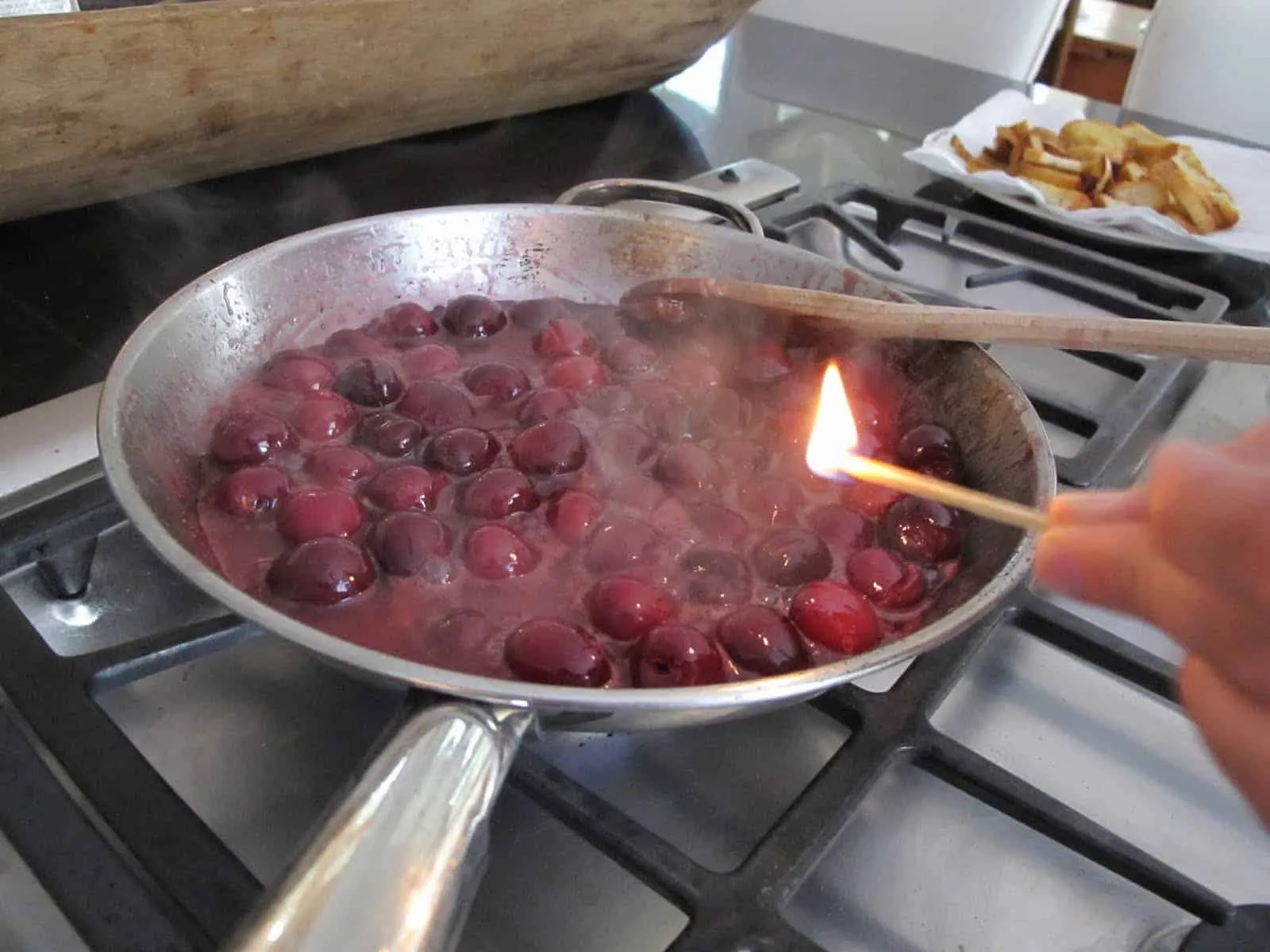 Flaming Cherries Jubilee Mom Margaret