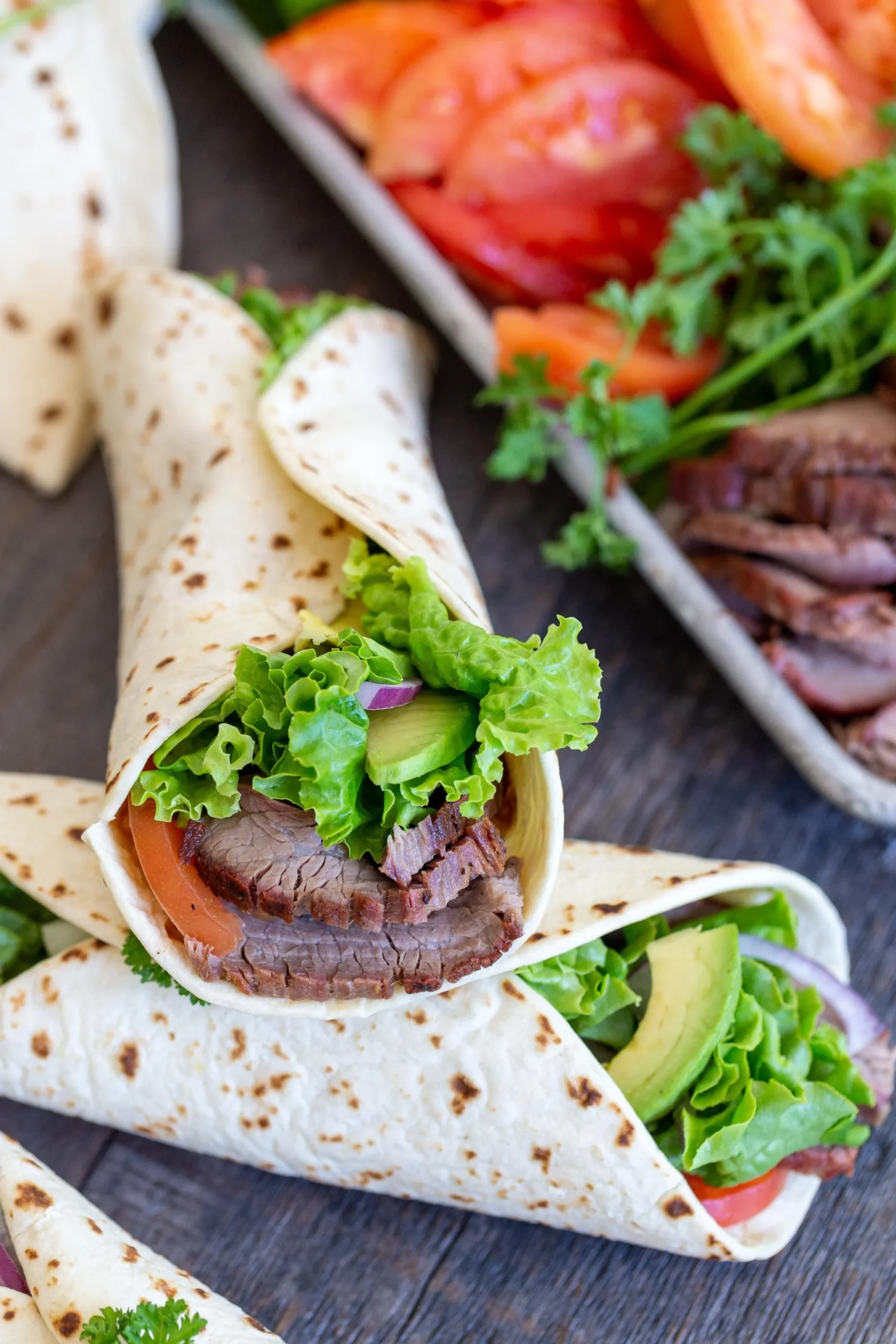 Flank Steak Lettuce Wraps