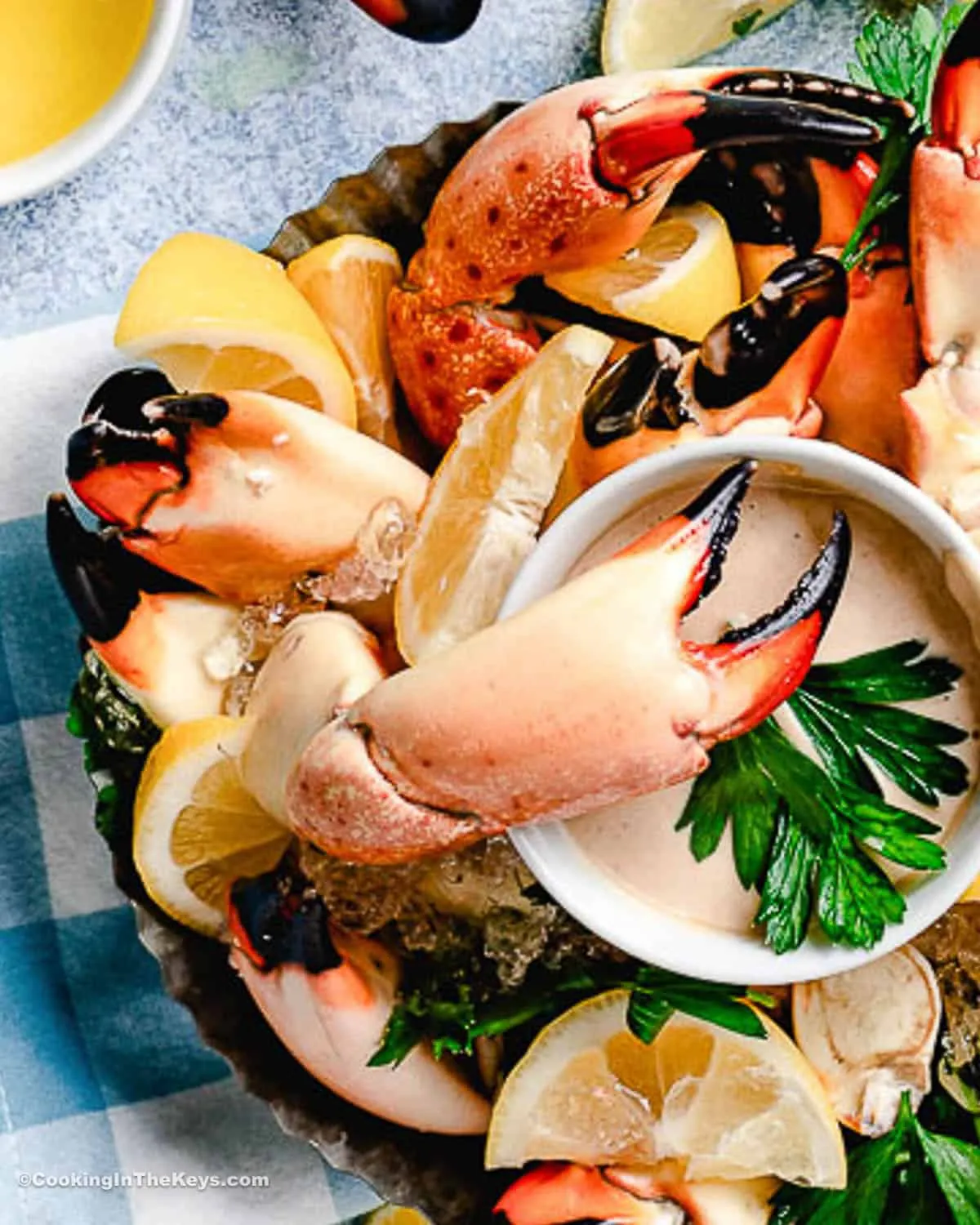 Florida Stone Crab Claws Mustard Sauce
