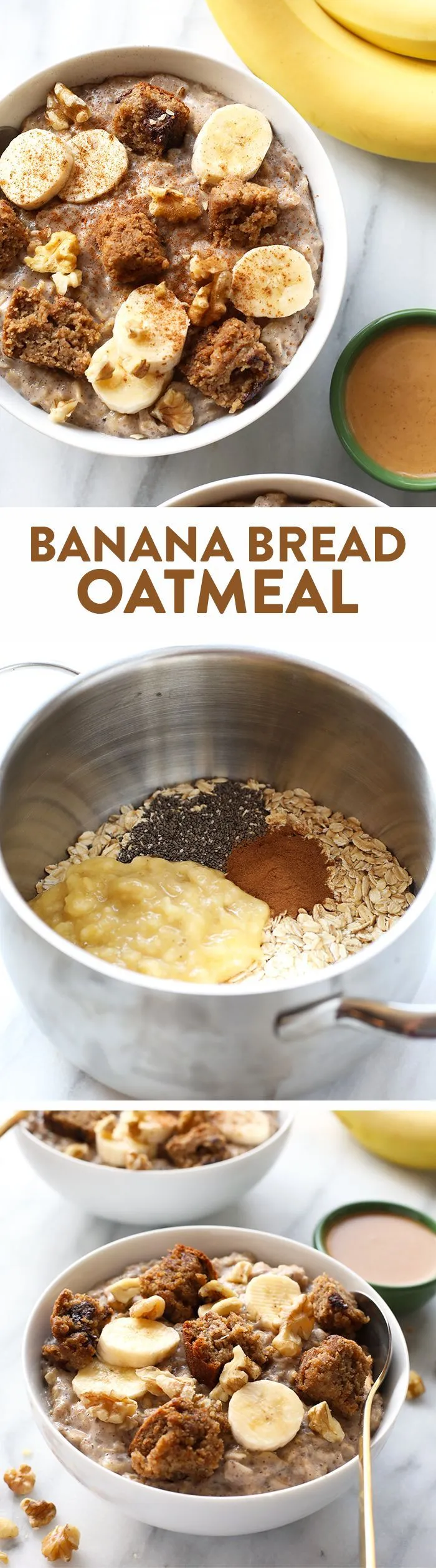 Fluffy Banana Bread Stove Top Oatmeal