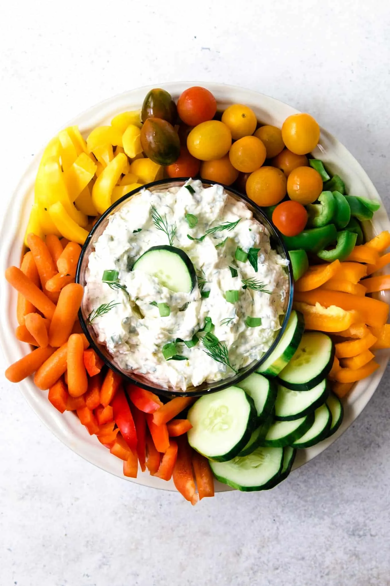 Foodbuzz Family Bites Ranch Veggie Dip