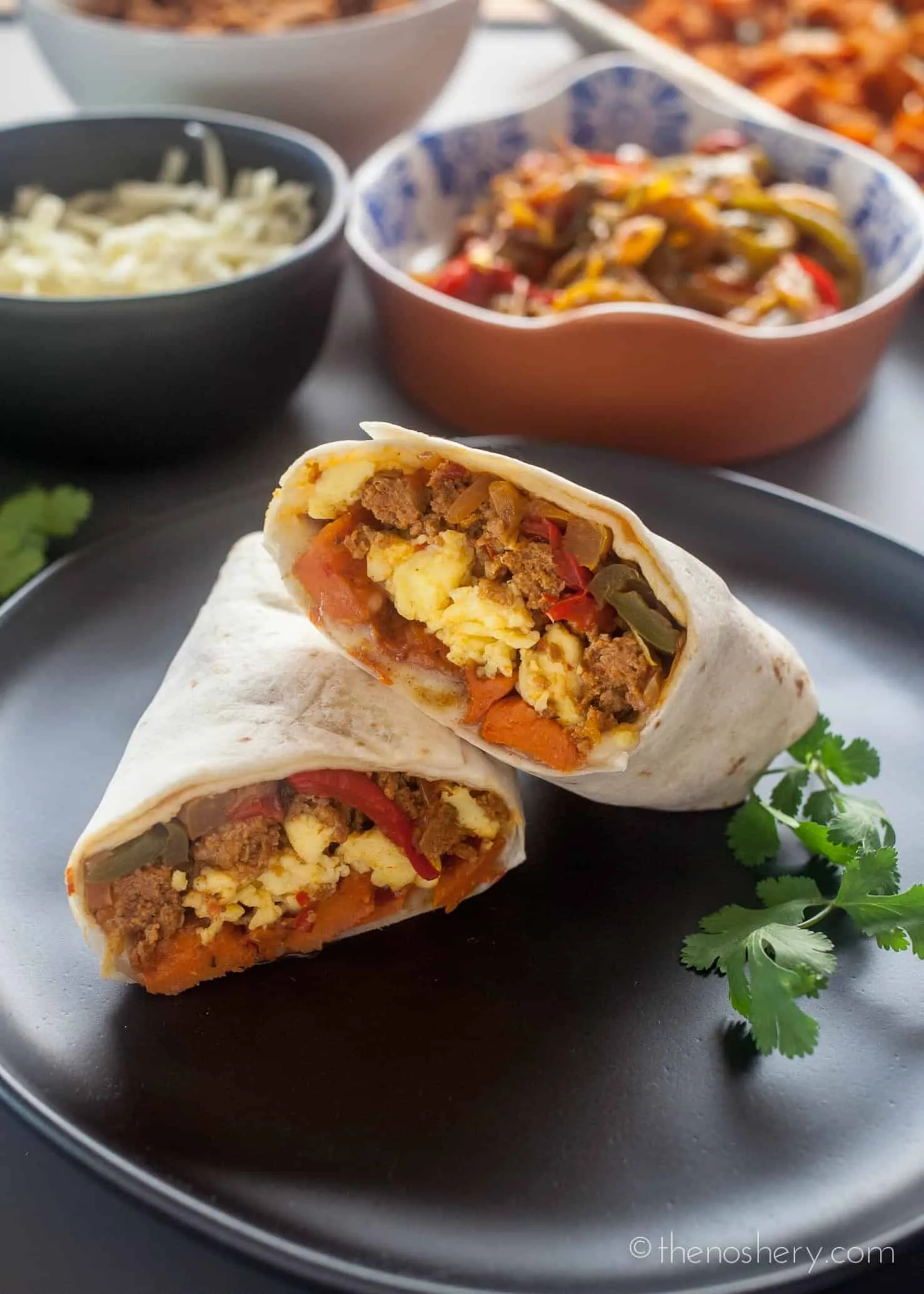 Freezer Breakfast Burritos Chorizo