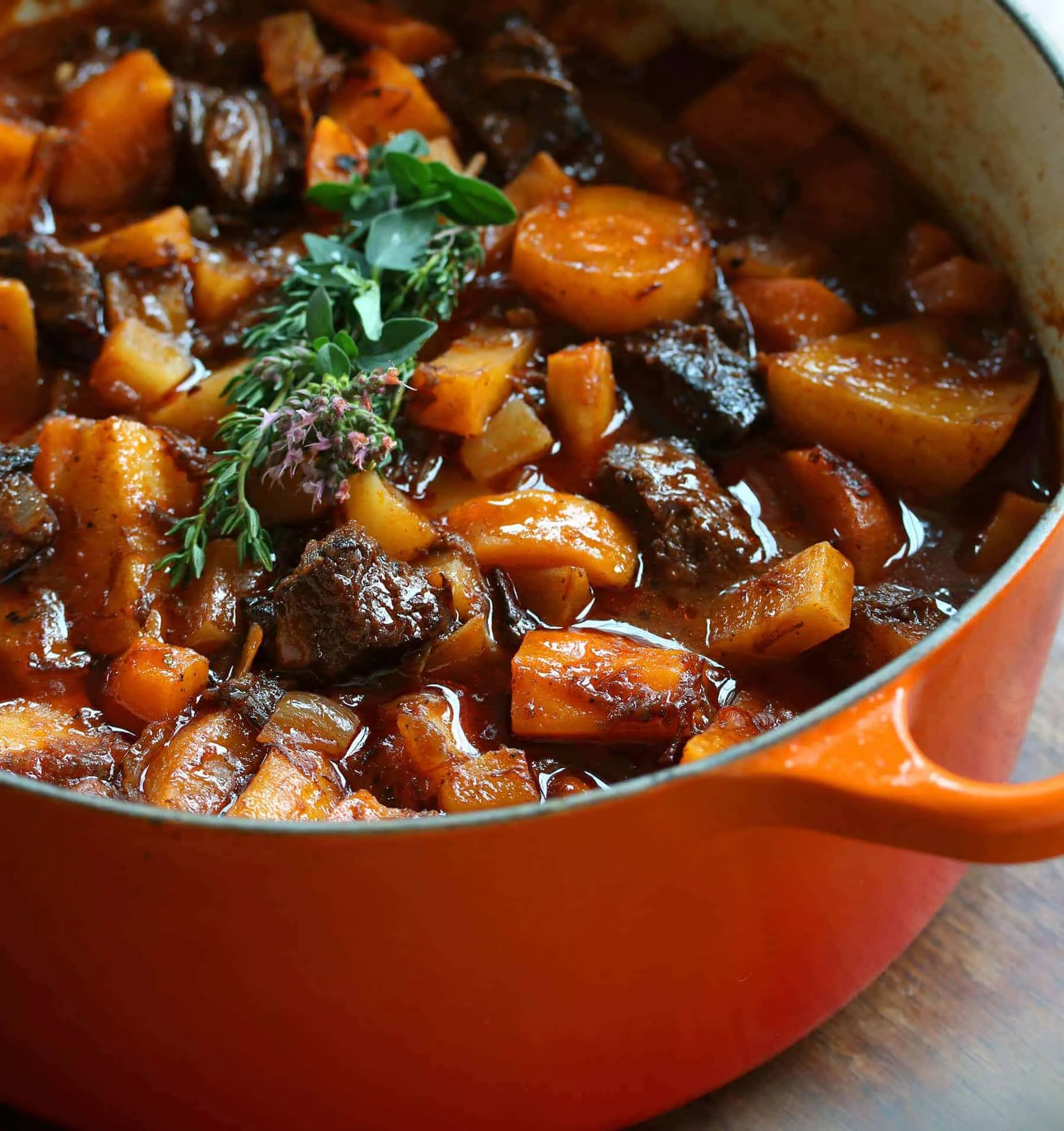 French Oven Baked Beef Stew