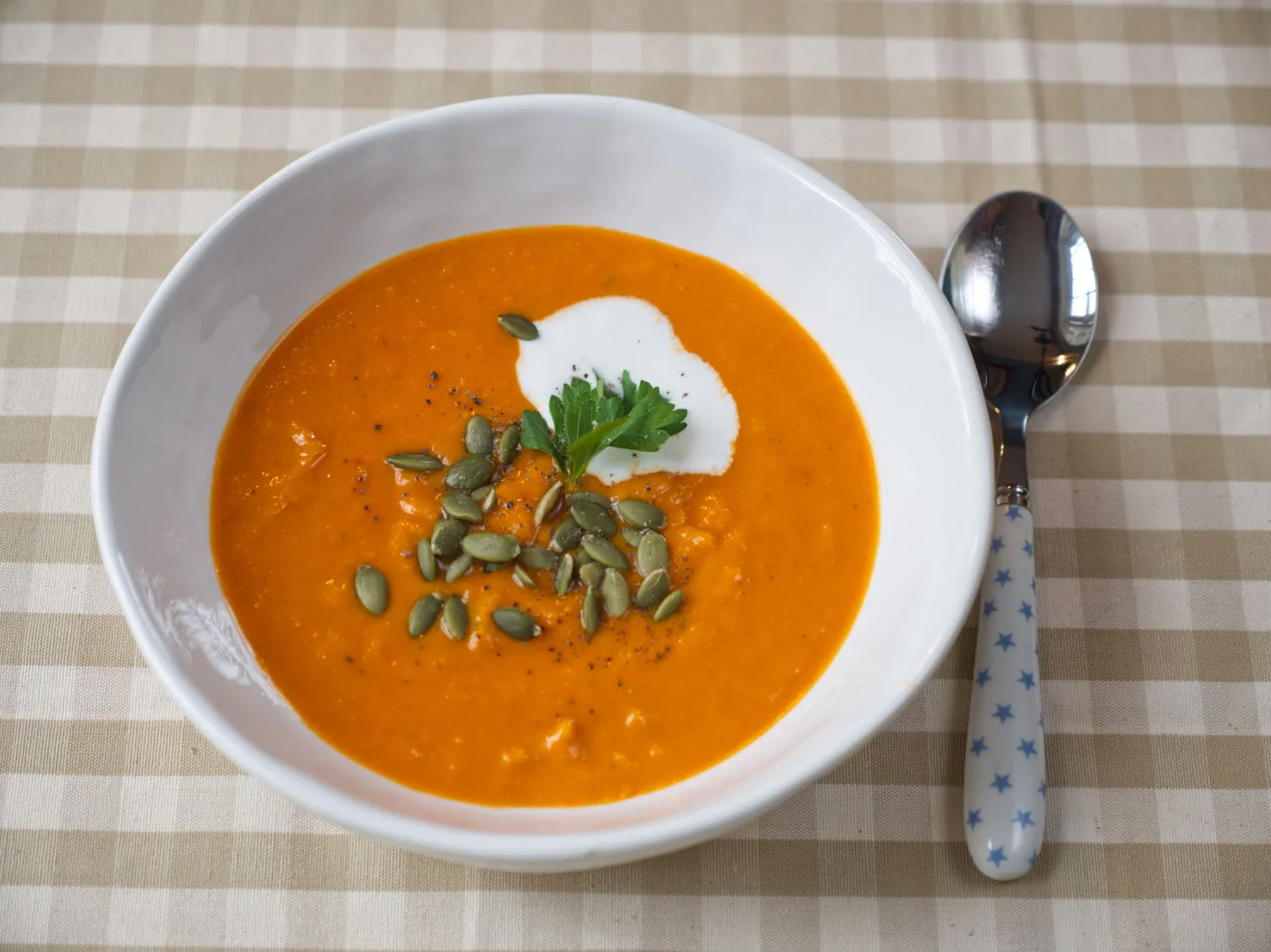 French Tomato Pumpkin Soup