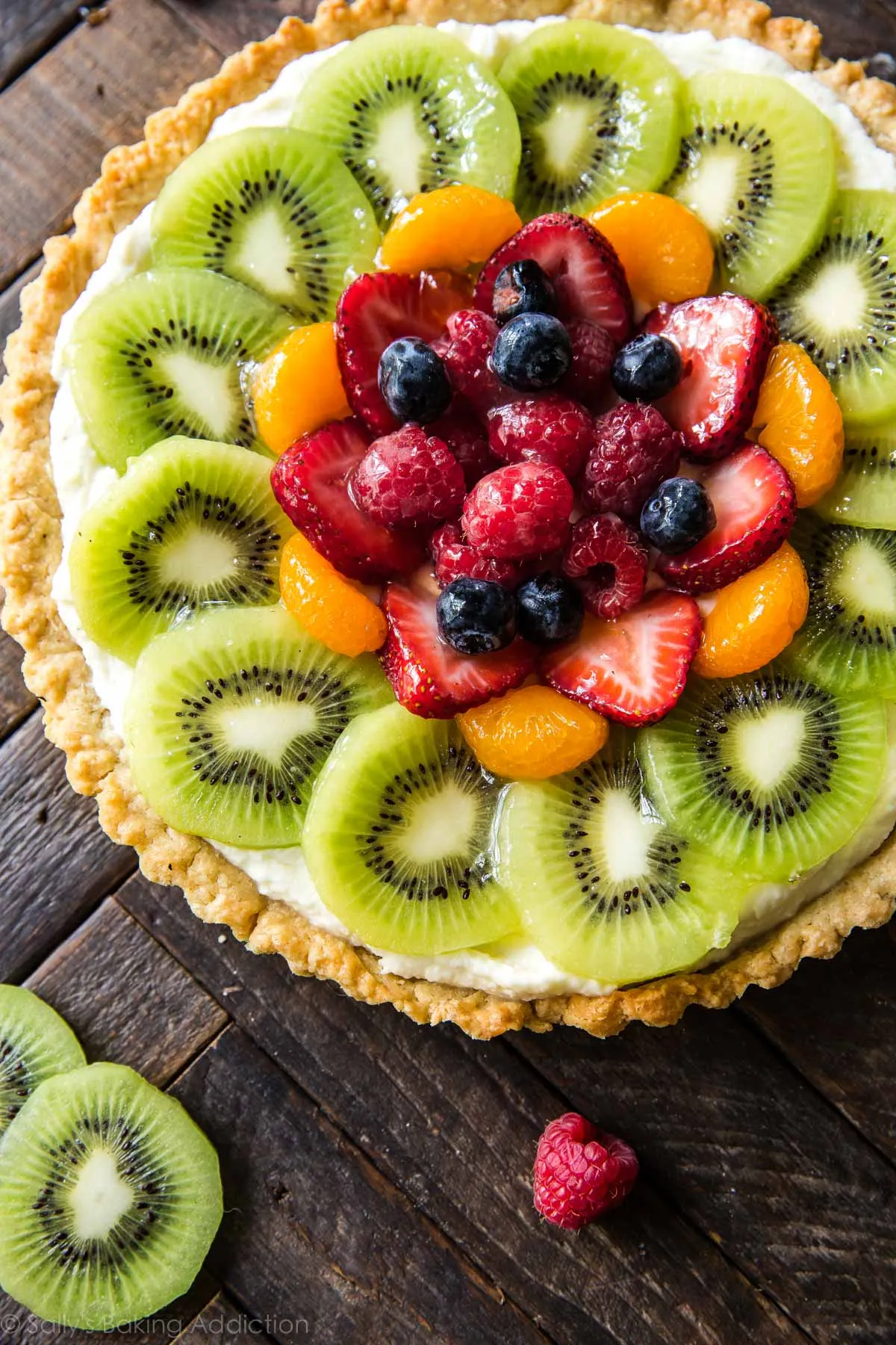Fresh Fruit Tart with Vanilla Mascarpone Cream