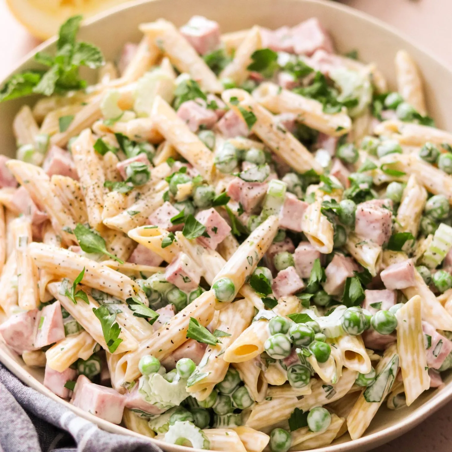 Fruity Pasta Salad with Ham