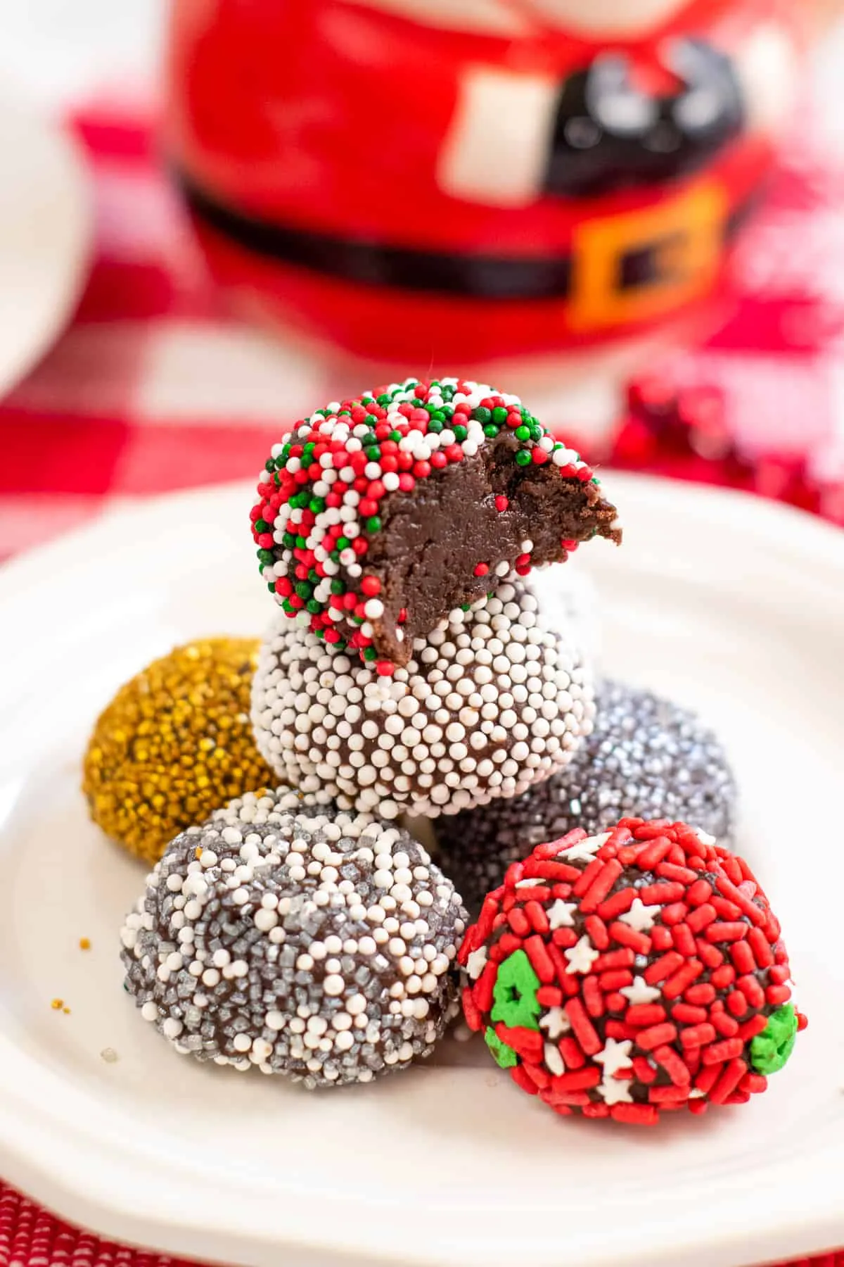 Fudgy Brownie Batter Truffles