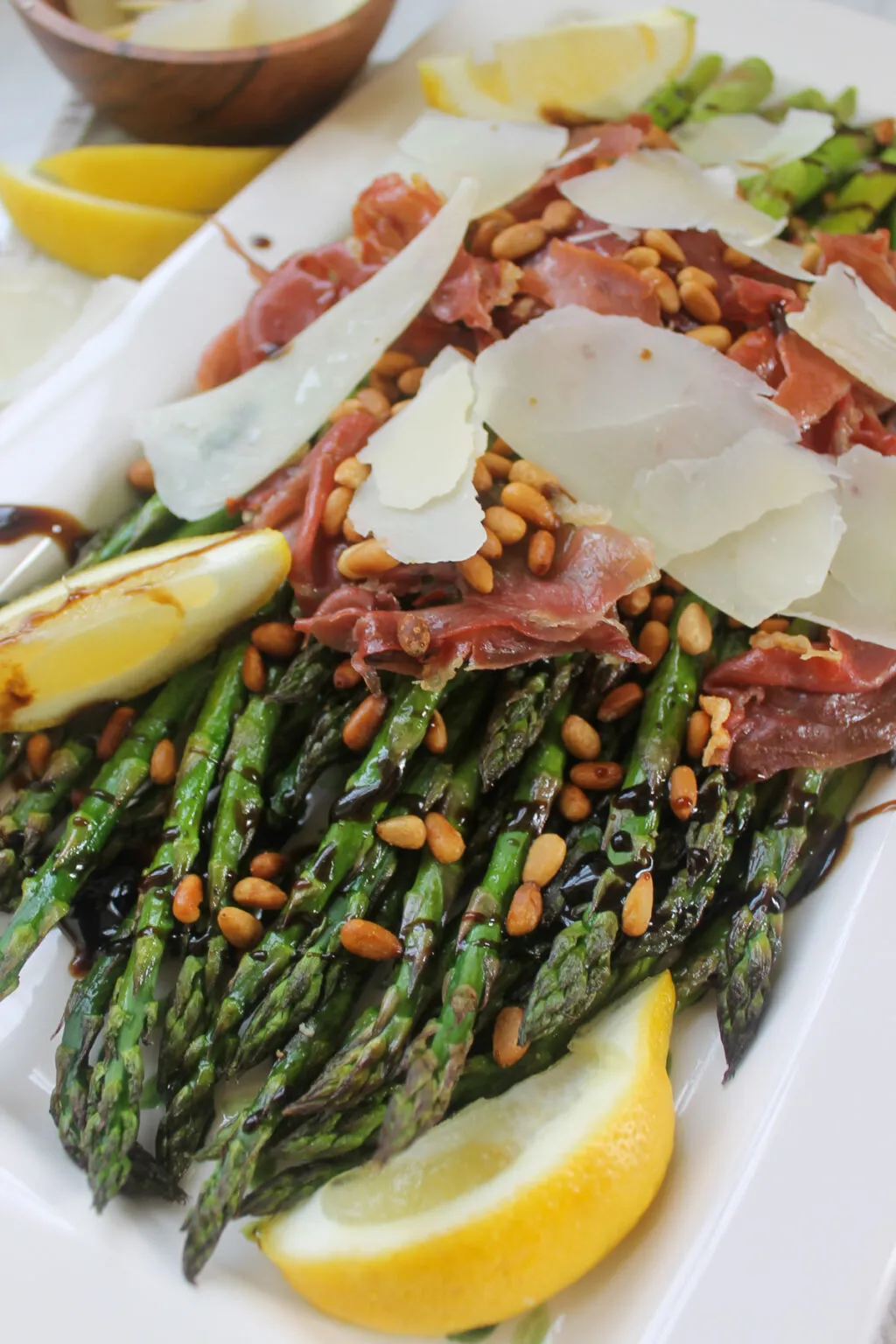 Fusilli Asparagus Crispy Prosciutto