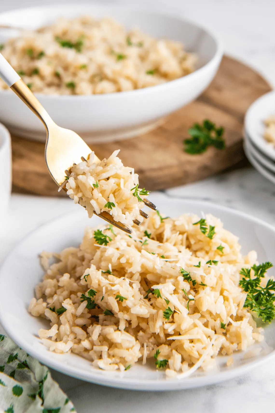 Garlic Butter Parmesan Rice