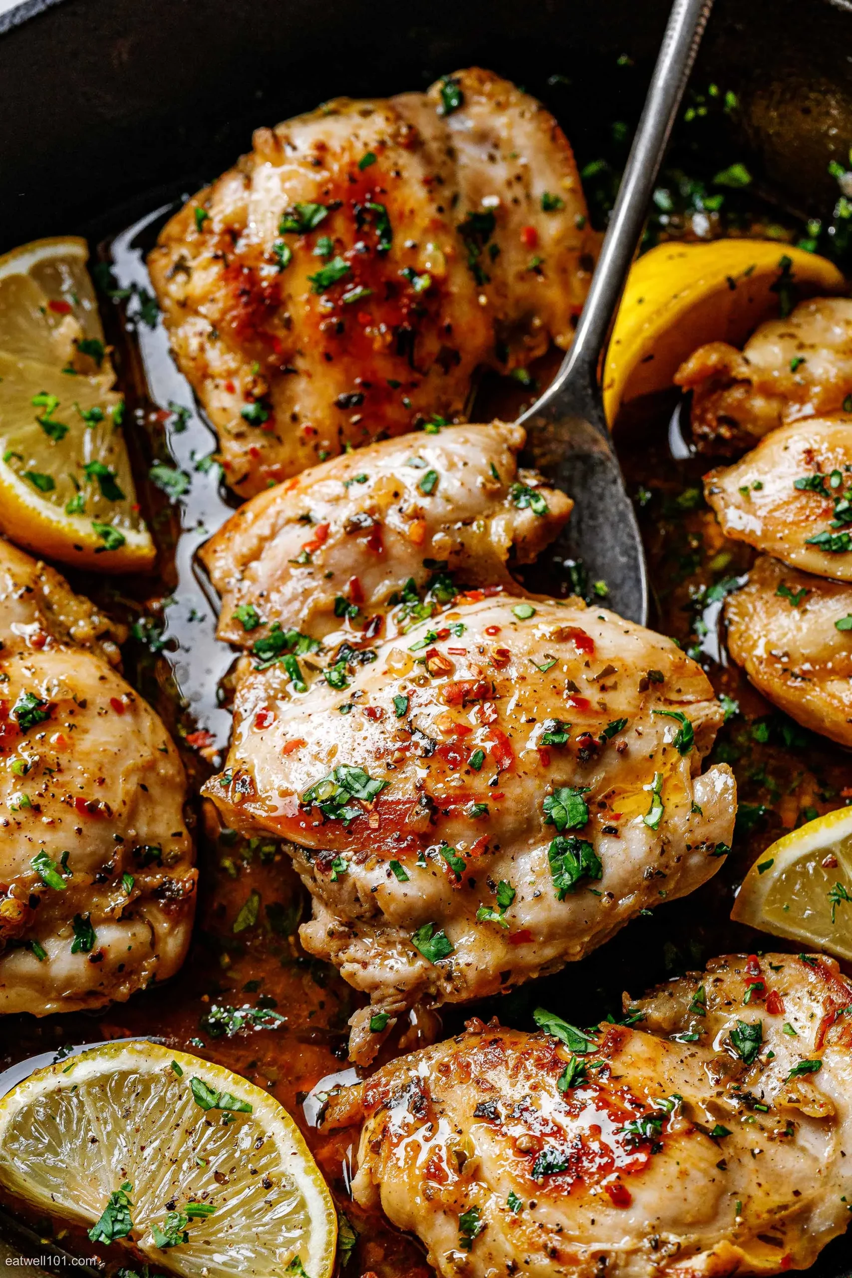 Garlic Roast Chicken with Lemon