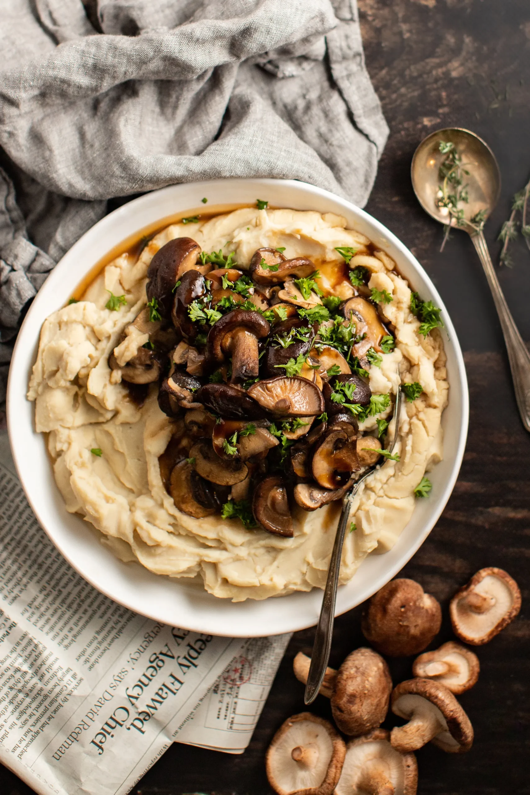 Garlic White Bean Mash Flash
