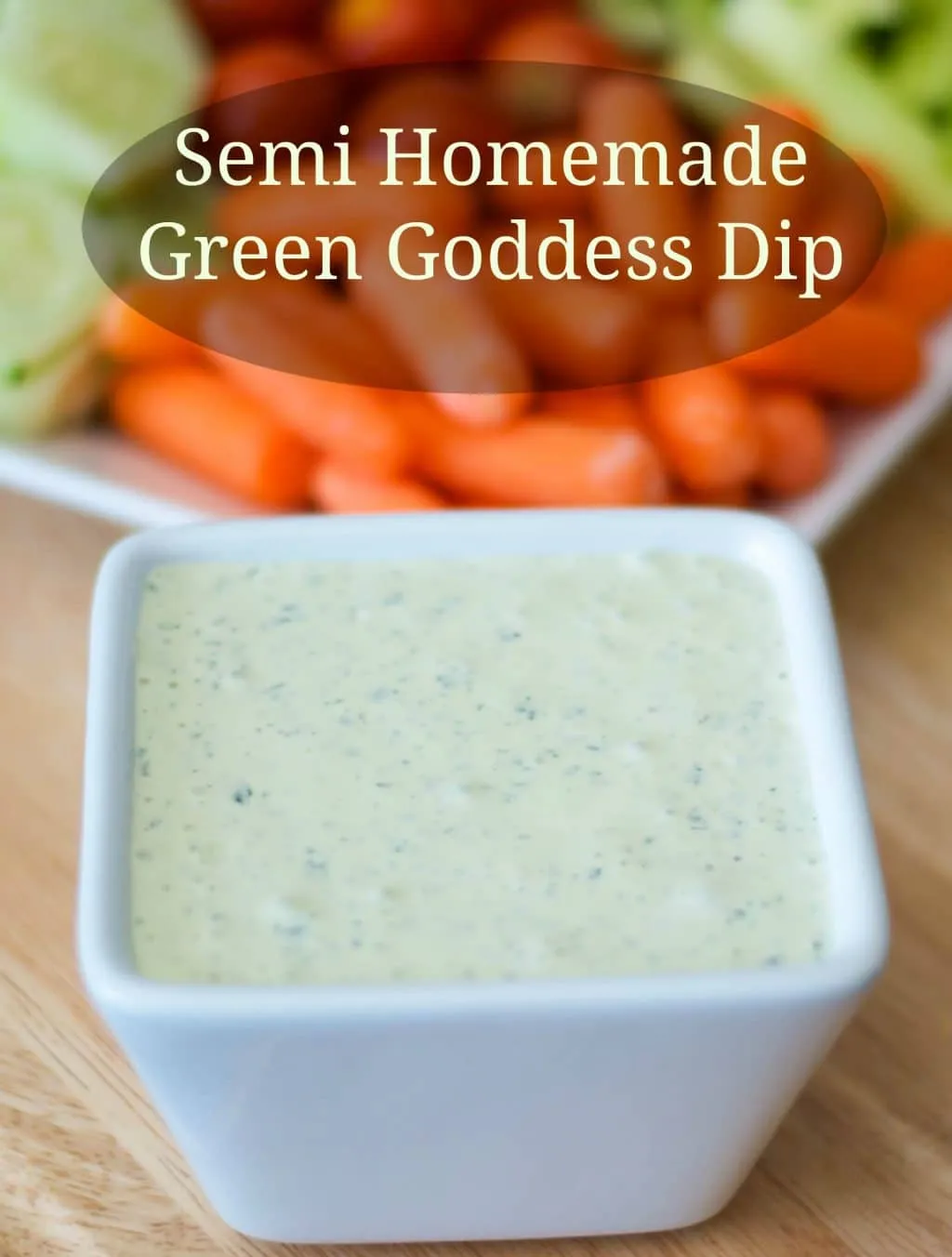 Garlic and Cheese Crudite Dip
