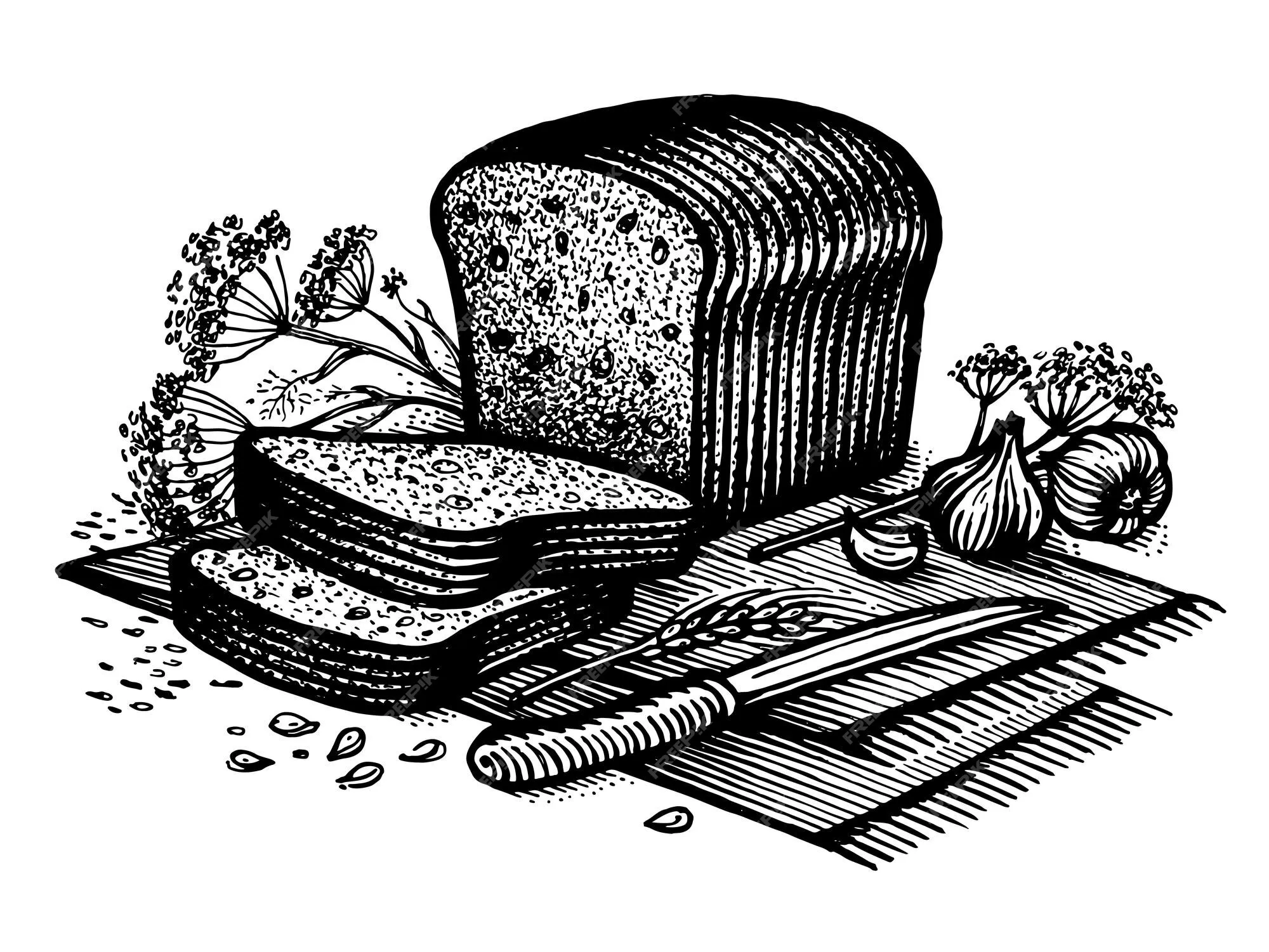 Garlic and Cumin Bread