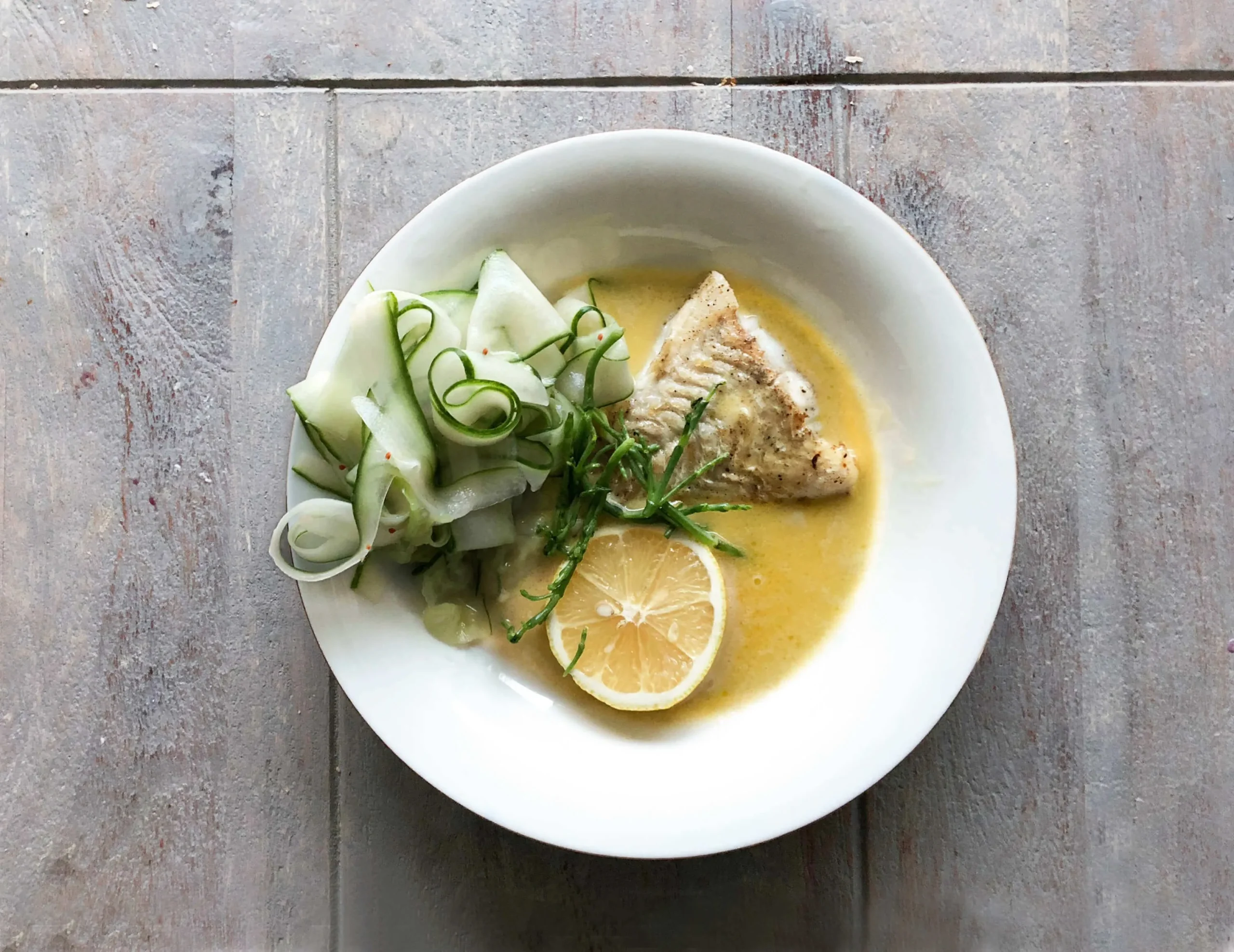 Gepocheerde Kabeljauw met Citroen