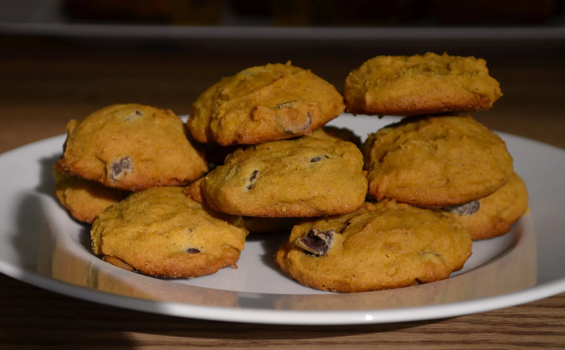Giant Salted Pumpkin Chocolate Chunk Cookies