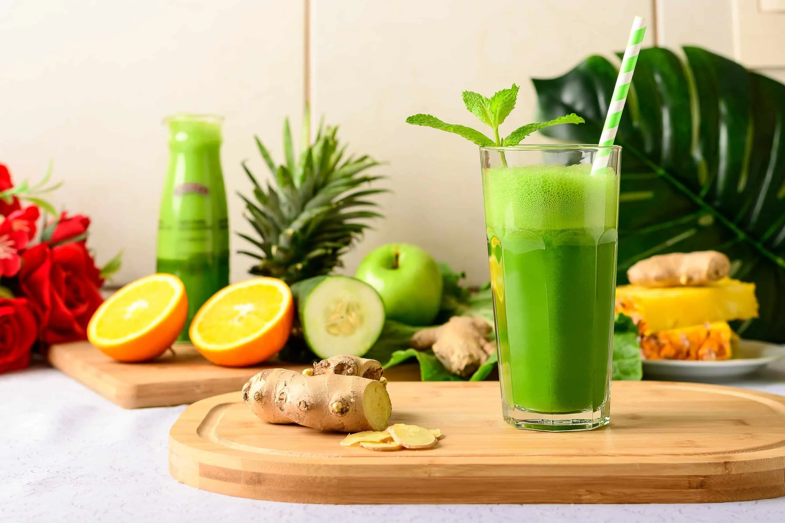 Ginger C Greens Smoothie