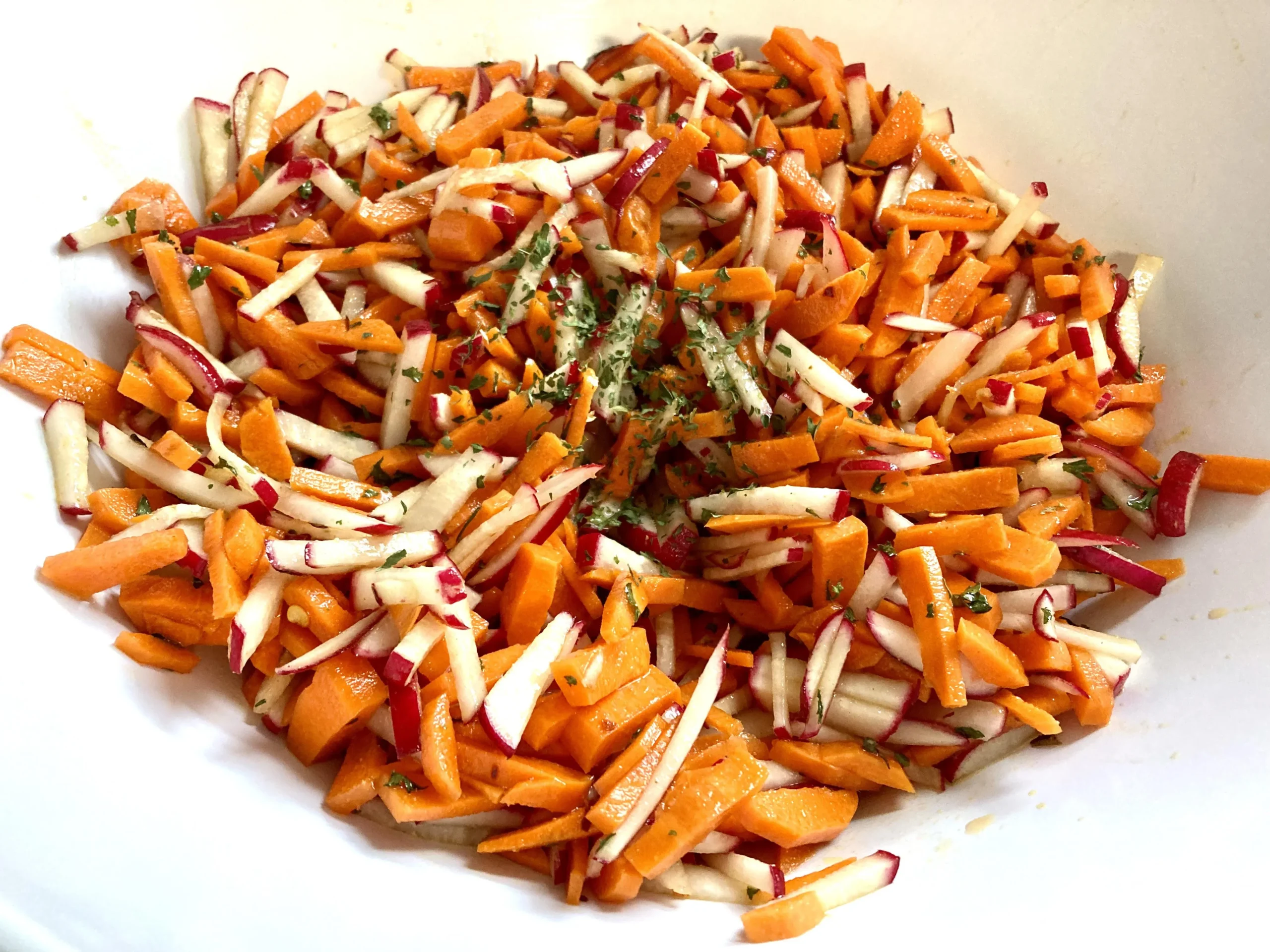 Ginger Carrot Radish Salad