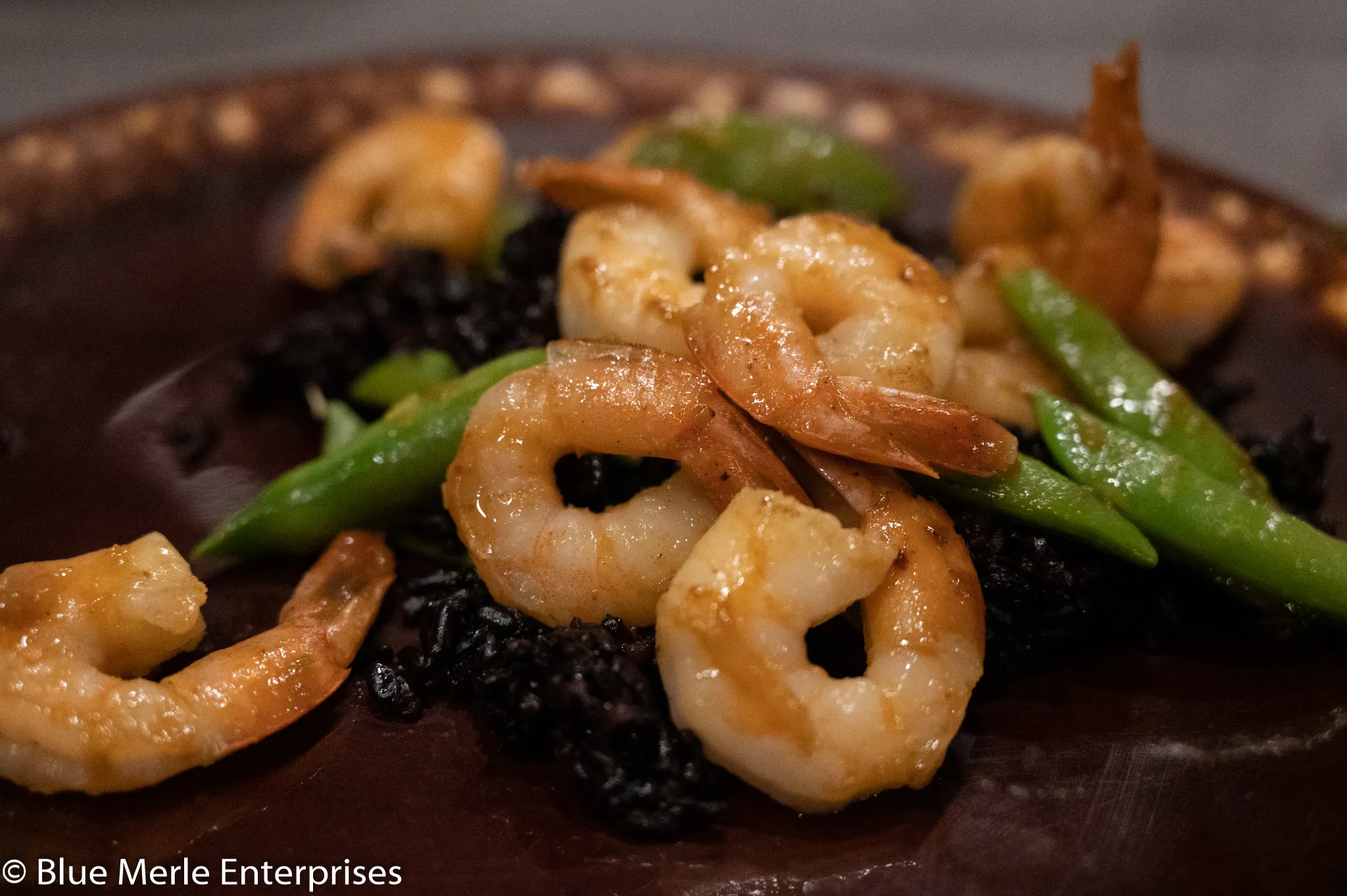 Ginger Shrimp Forbidden Rice