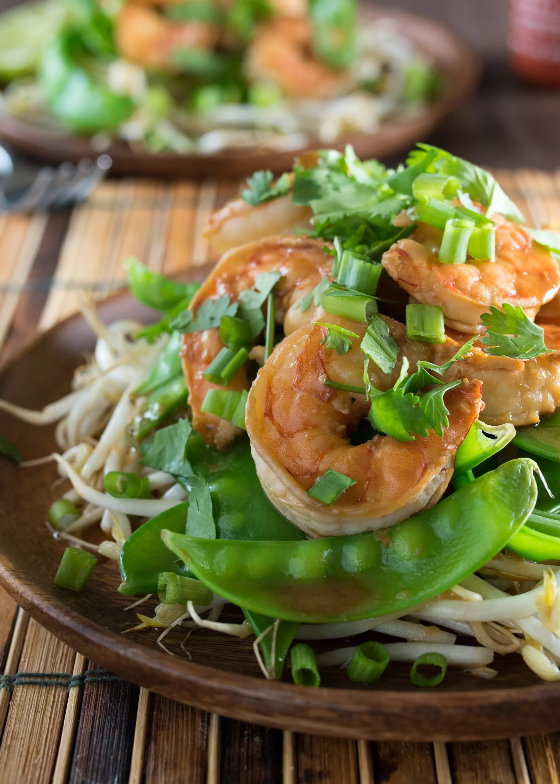 Ginger Shrimp with Snow Peas