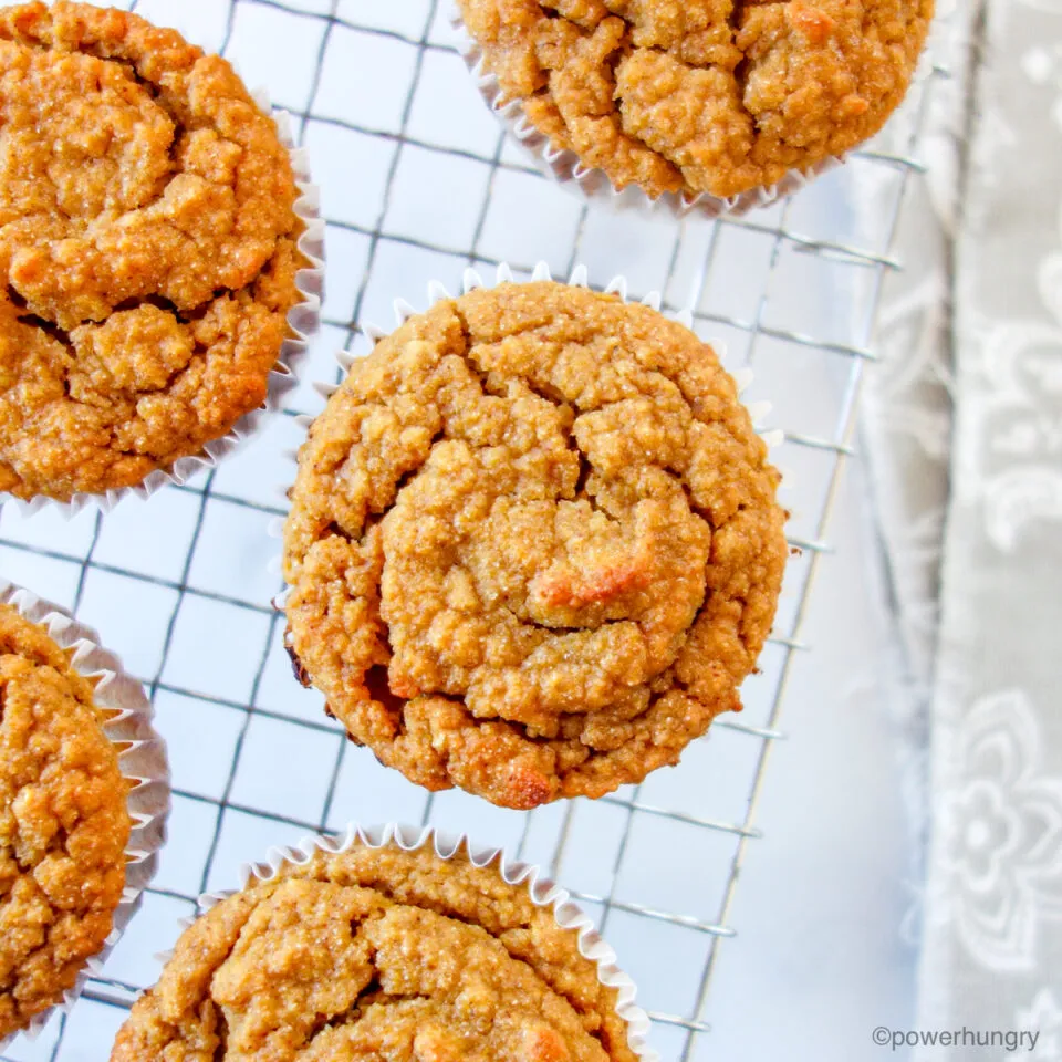 Gingerbread Chickpea Flour Muffins Vegan