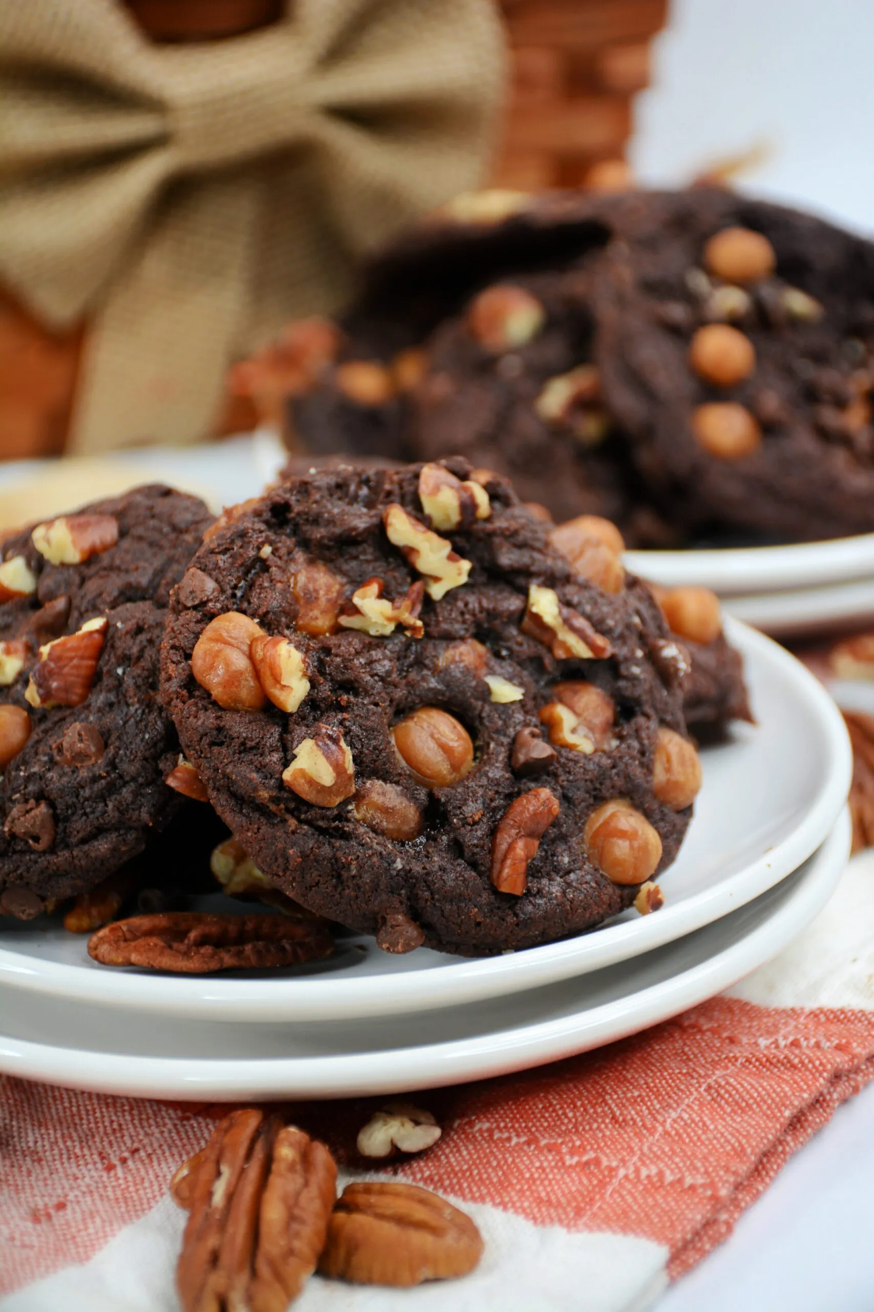 Give a Friend a Cookie Chocolate Turtle Cookies