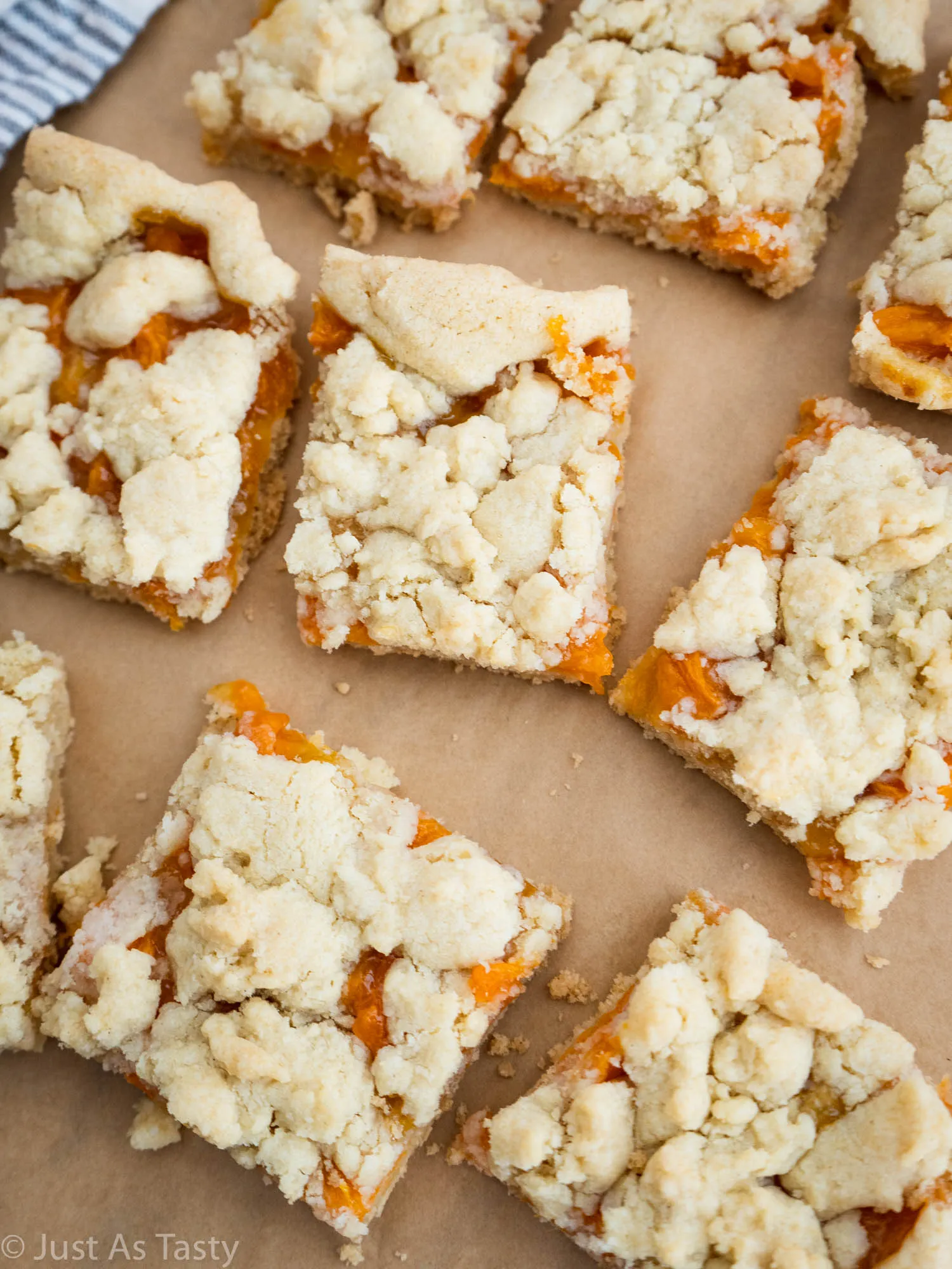Gluten Free Apricot Crumble Bars