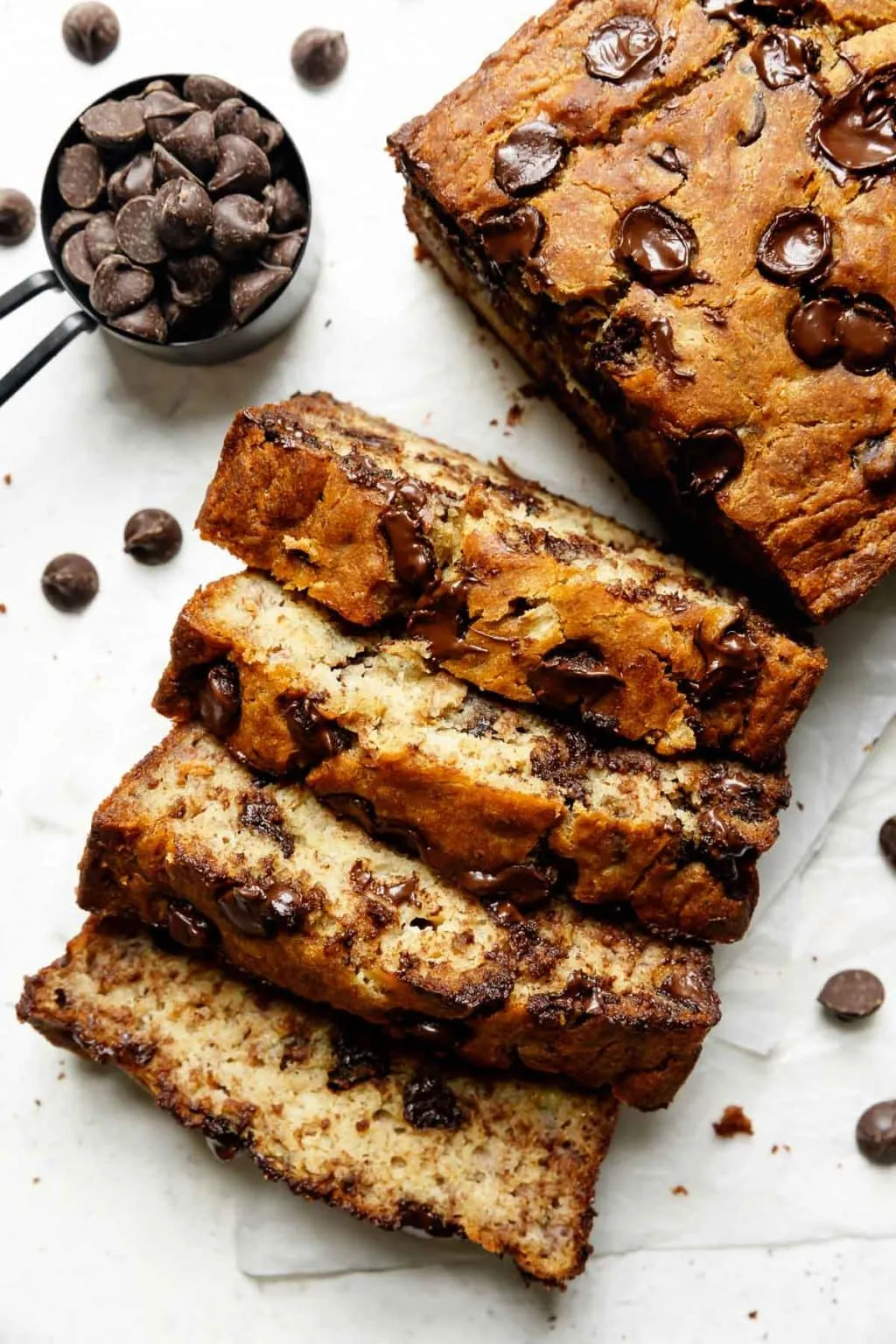 Gluten Free Banana Chocolate Chip Bread