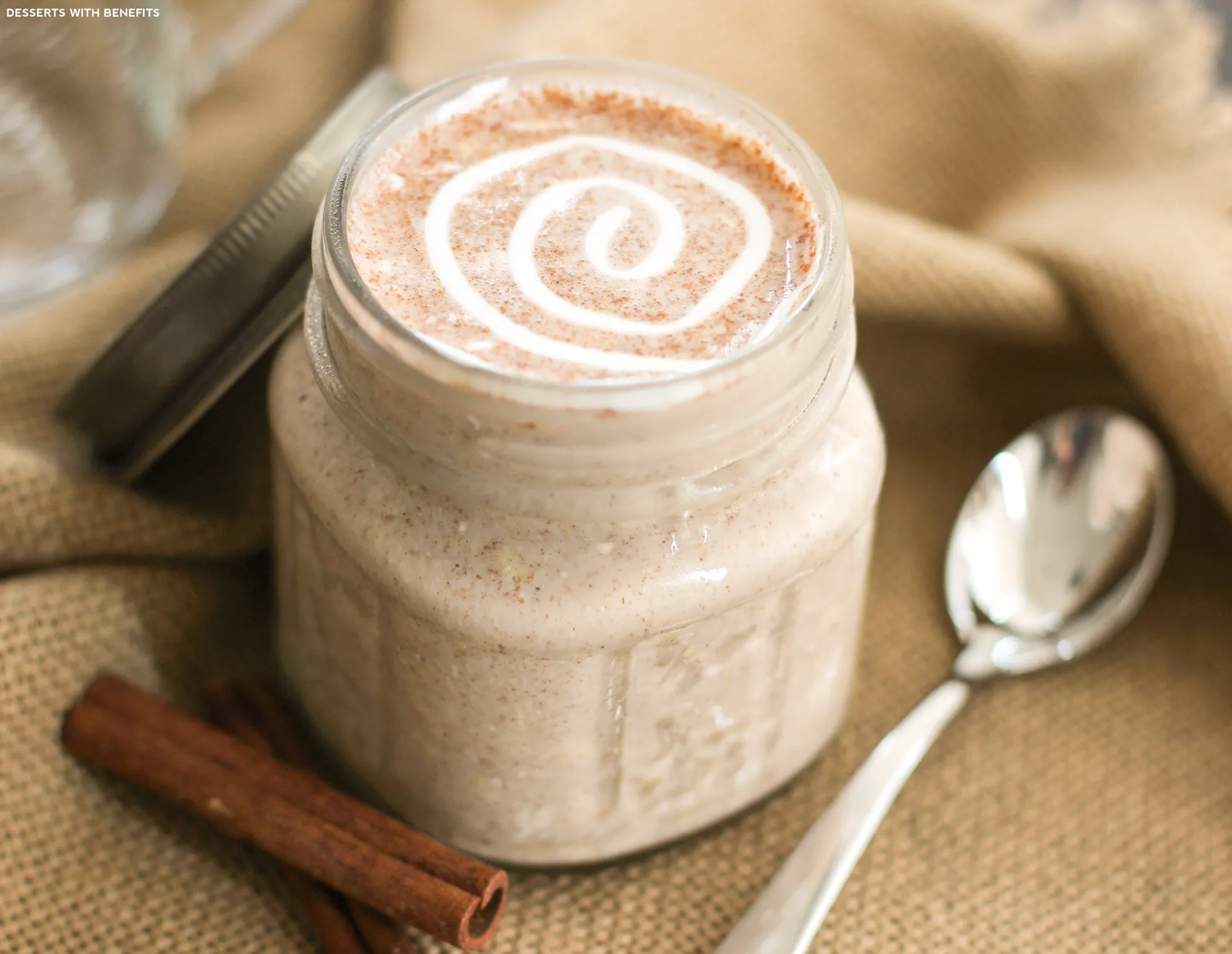 Gluten Free Cinnamon Roll Overnight Oats