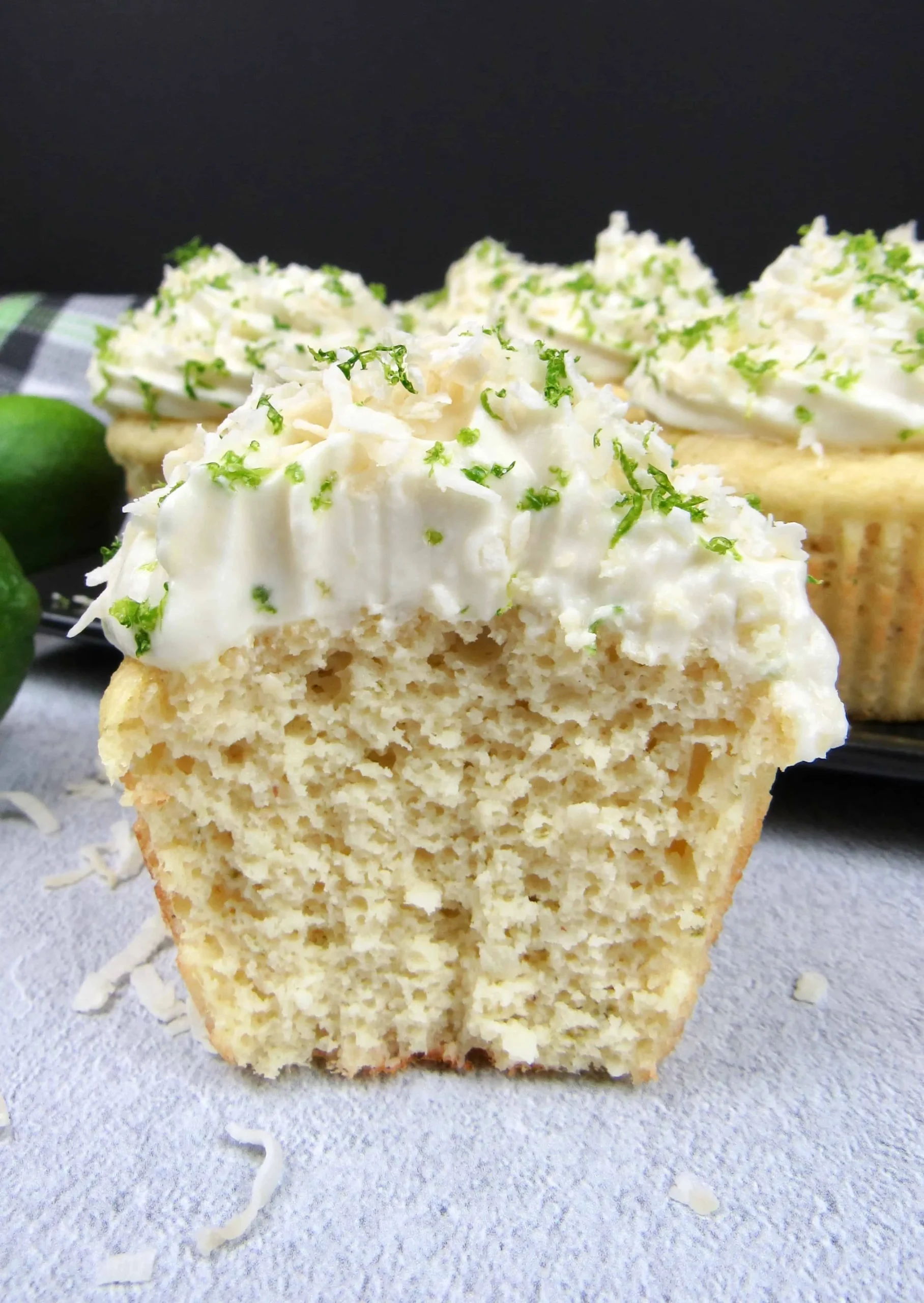 Gluten Free Coconut Lime Cupcakes