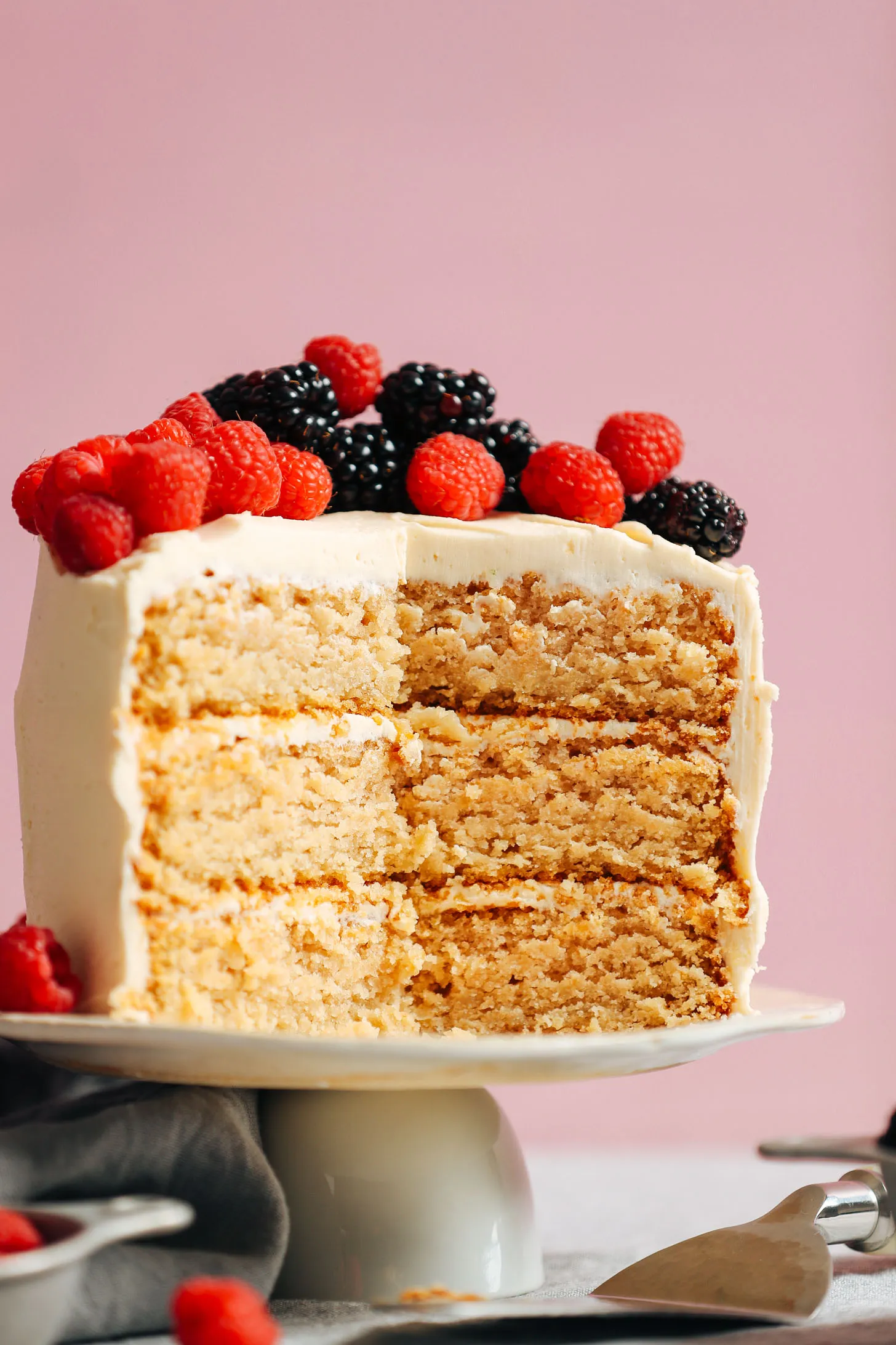 Gluten Free Coconut Vanilla Cake