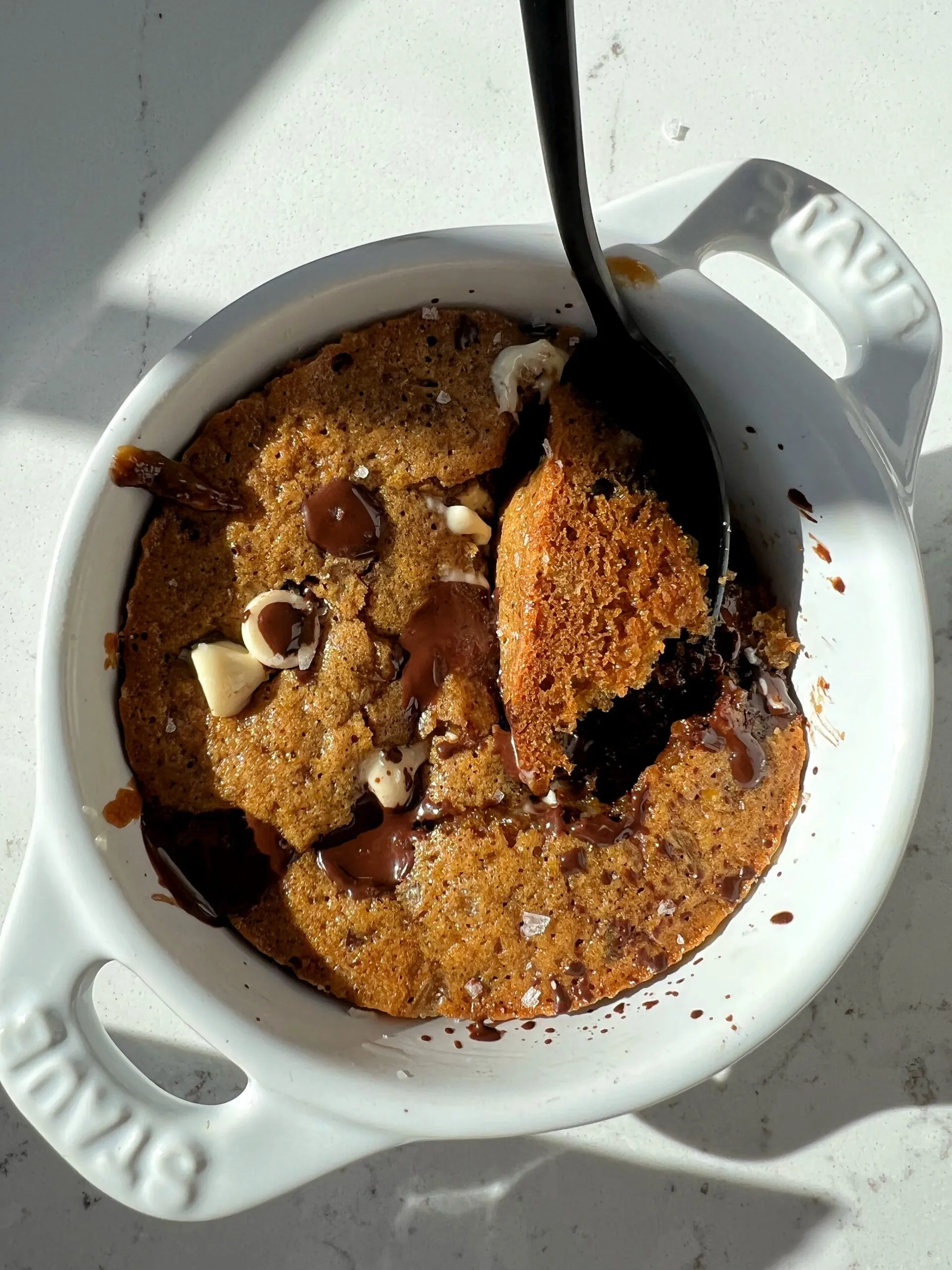 Gluten Free Deep Dish Chocolate Cookie Skillet for Two