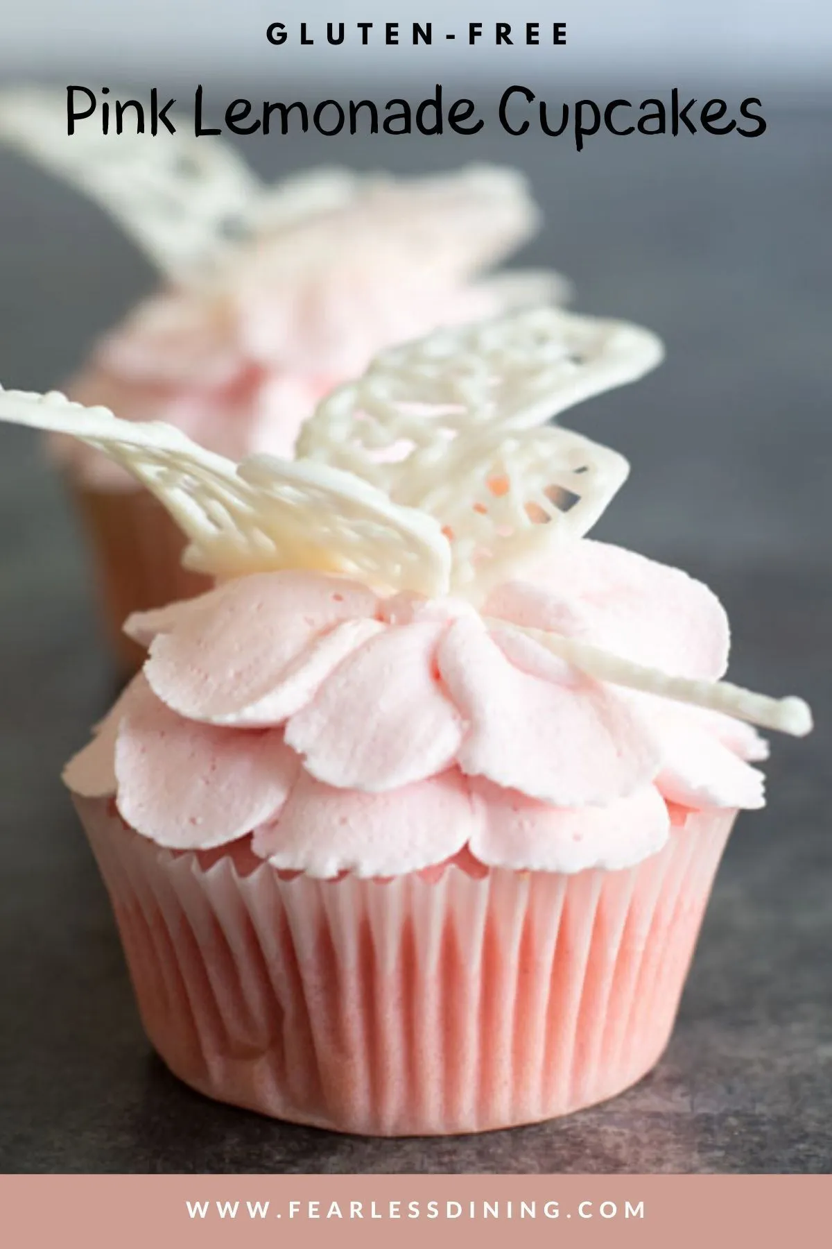 Gluten Free Pink Lemonade Cupcakes