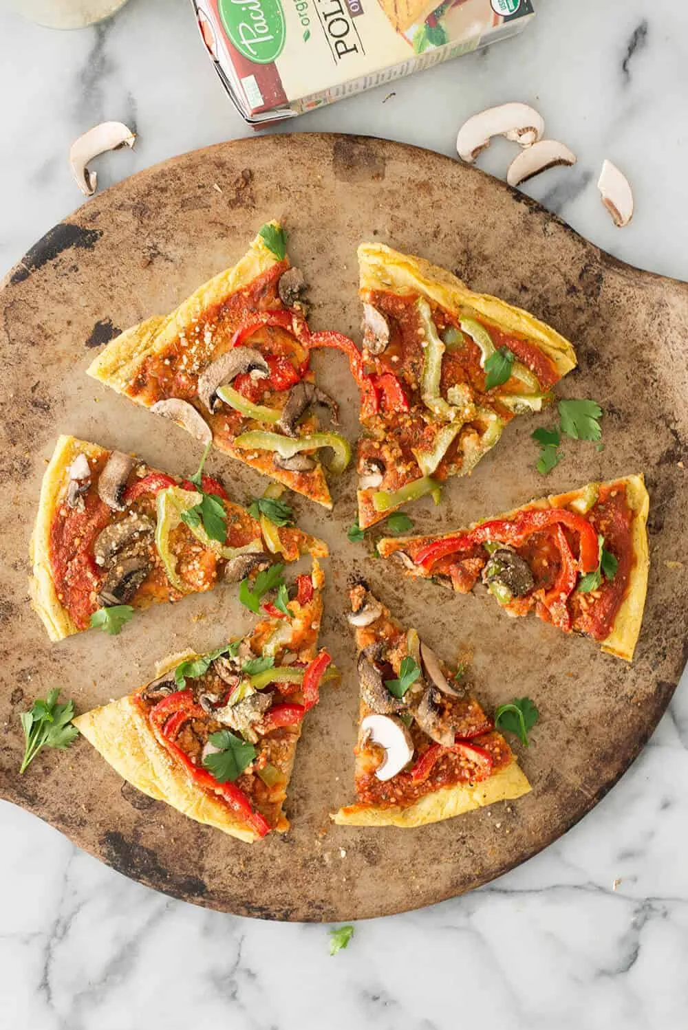 Gluten Free Polenta Pizza