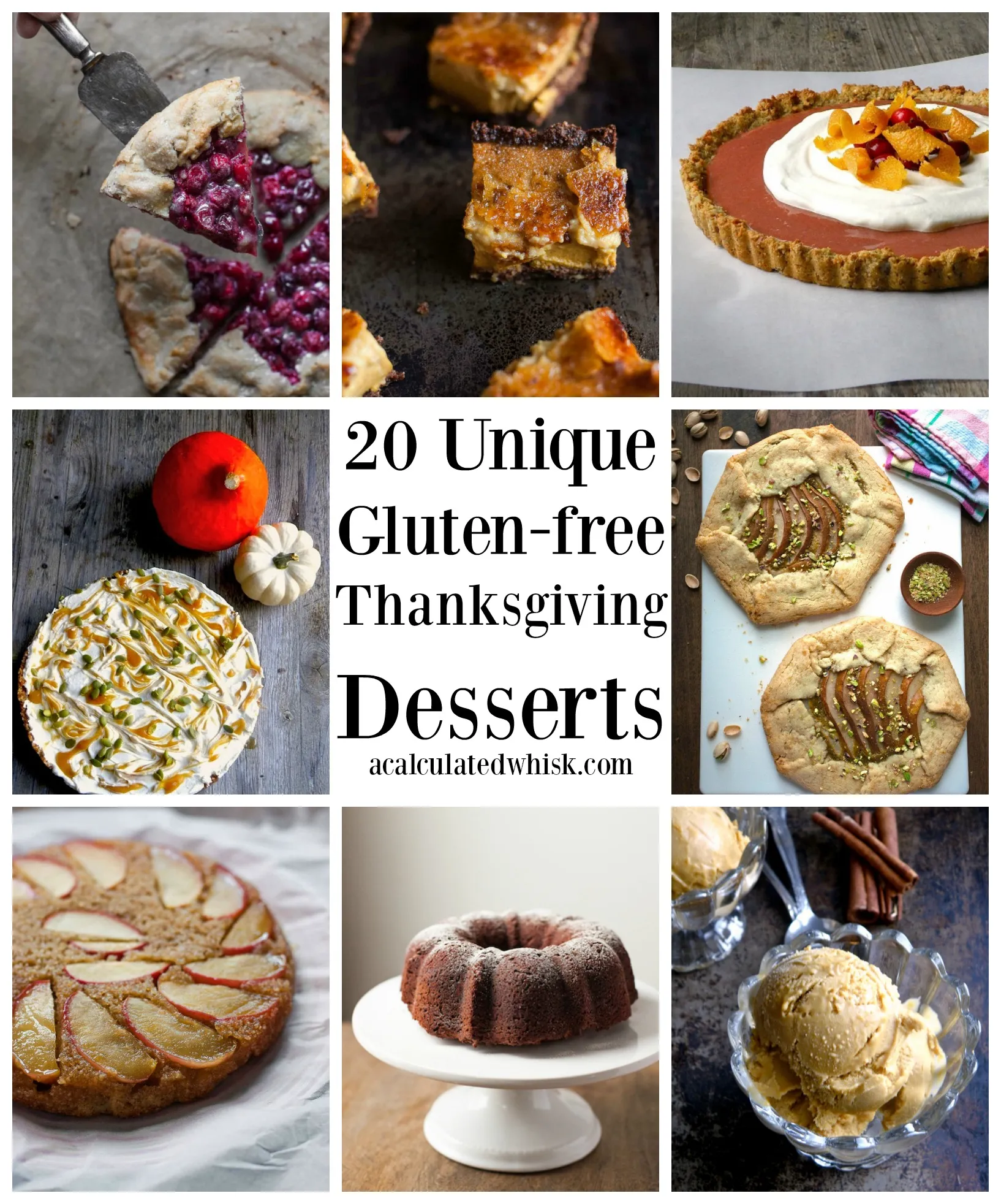 Gluten Free Thanksgiving Desserts