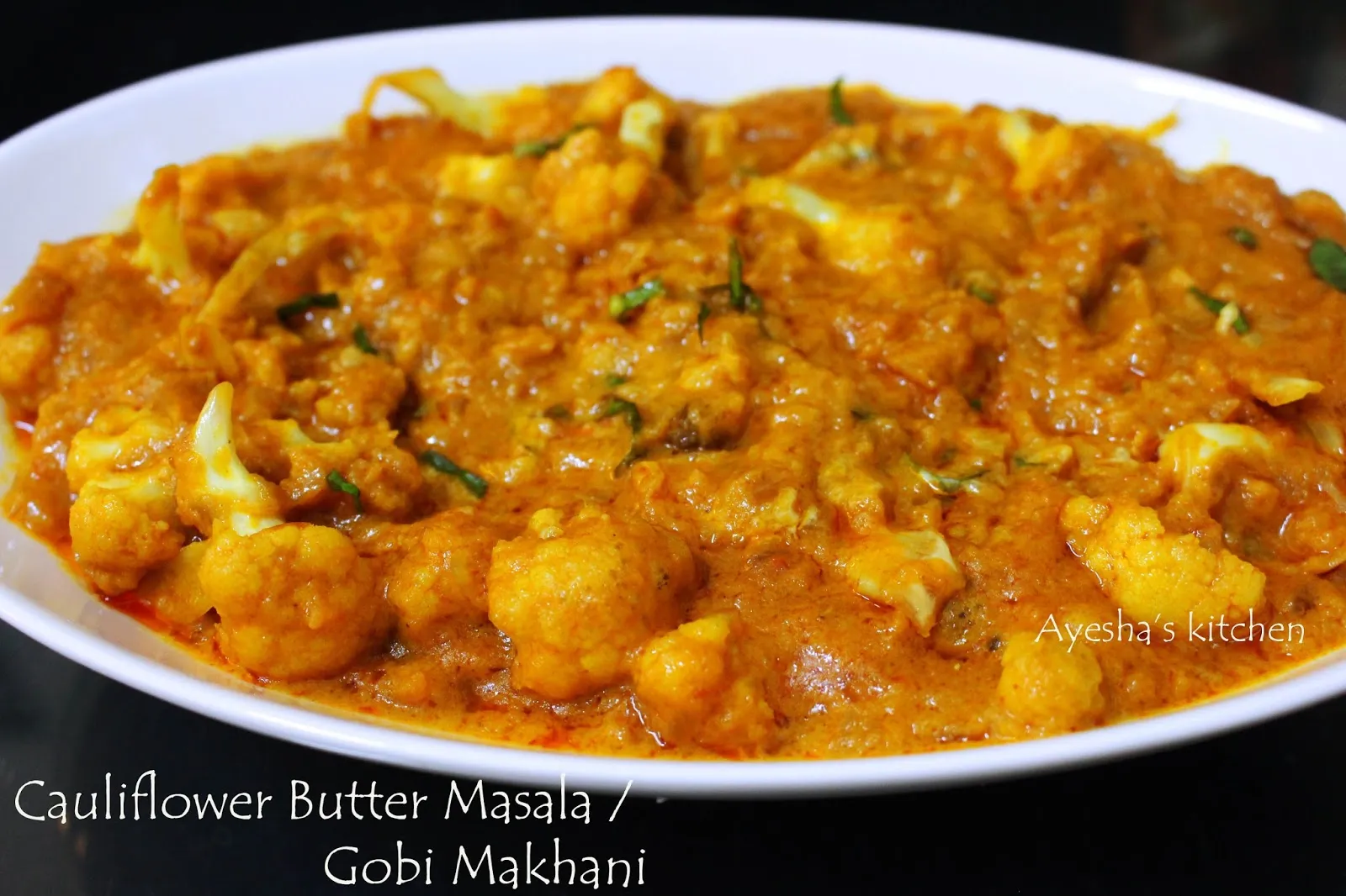 Gobi Broccoli Makhani Cauliflower