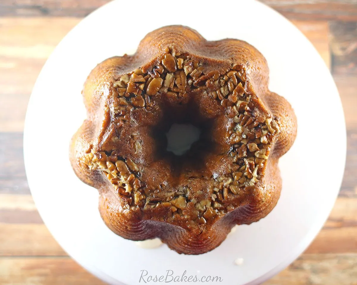 Golden Rum Cake with Butter Rum Glaze
