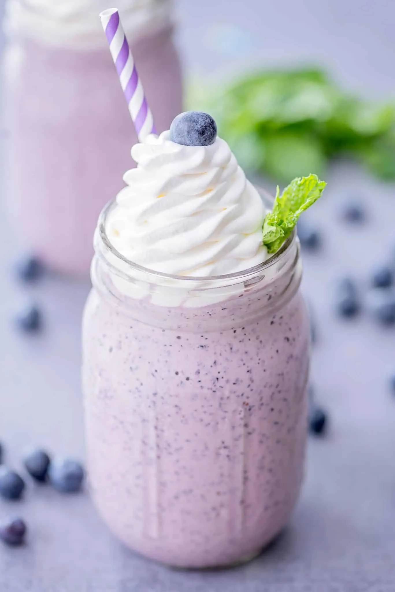 Good Morning Blueberry Shake