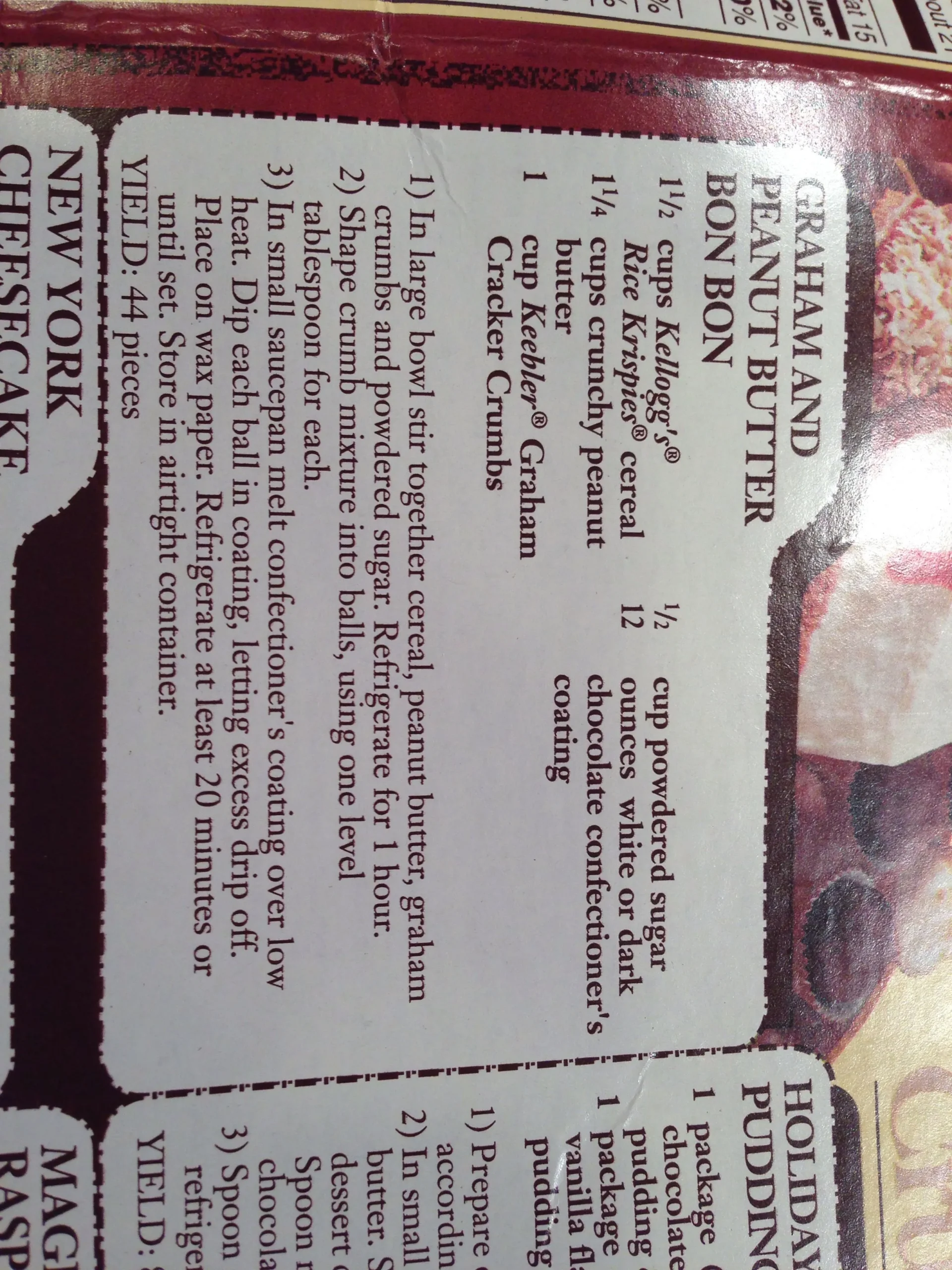 Graham and Peanut Butter Bon Bon