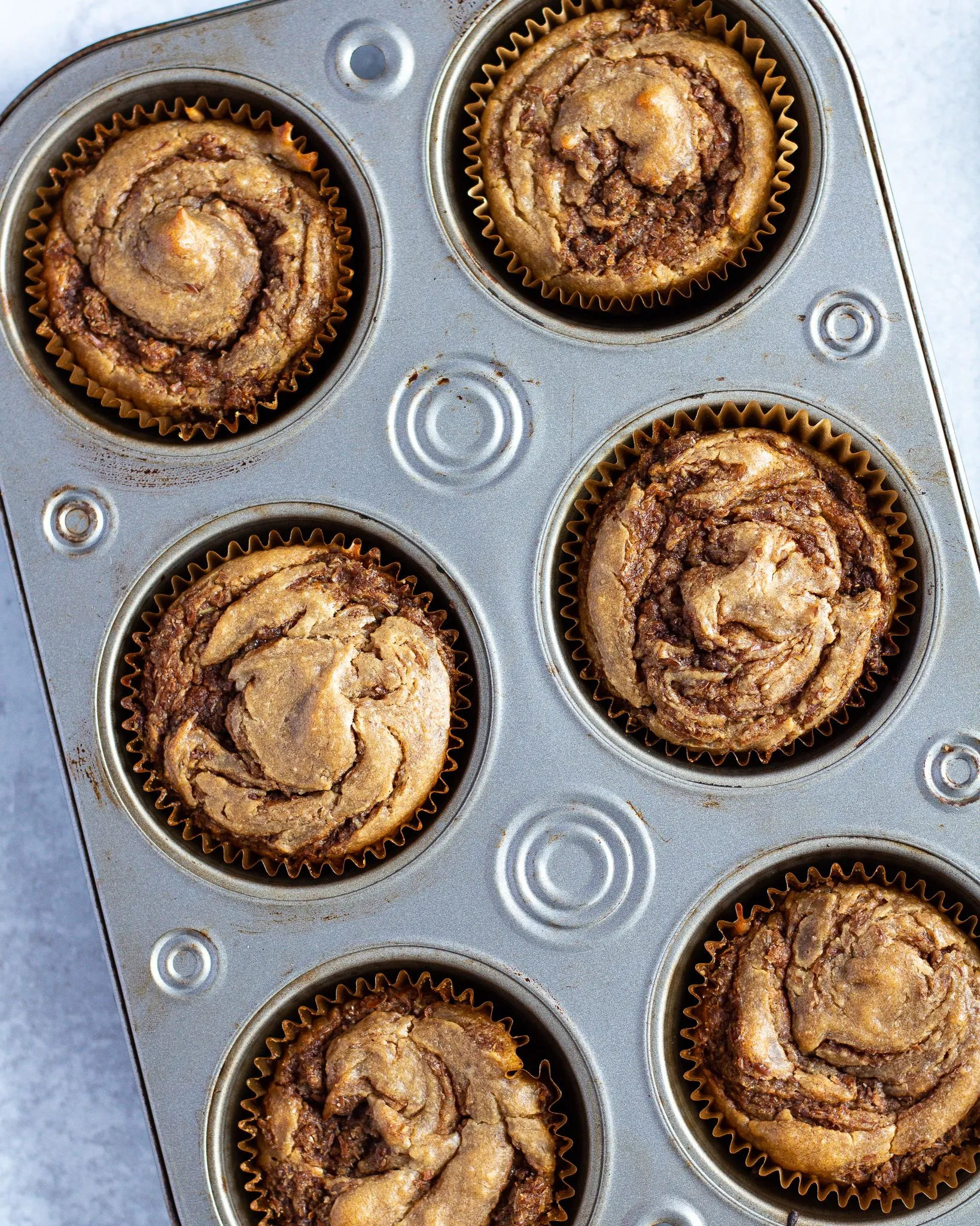 Grain Free Sugar Free Cinnamon Roll Muffins