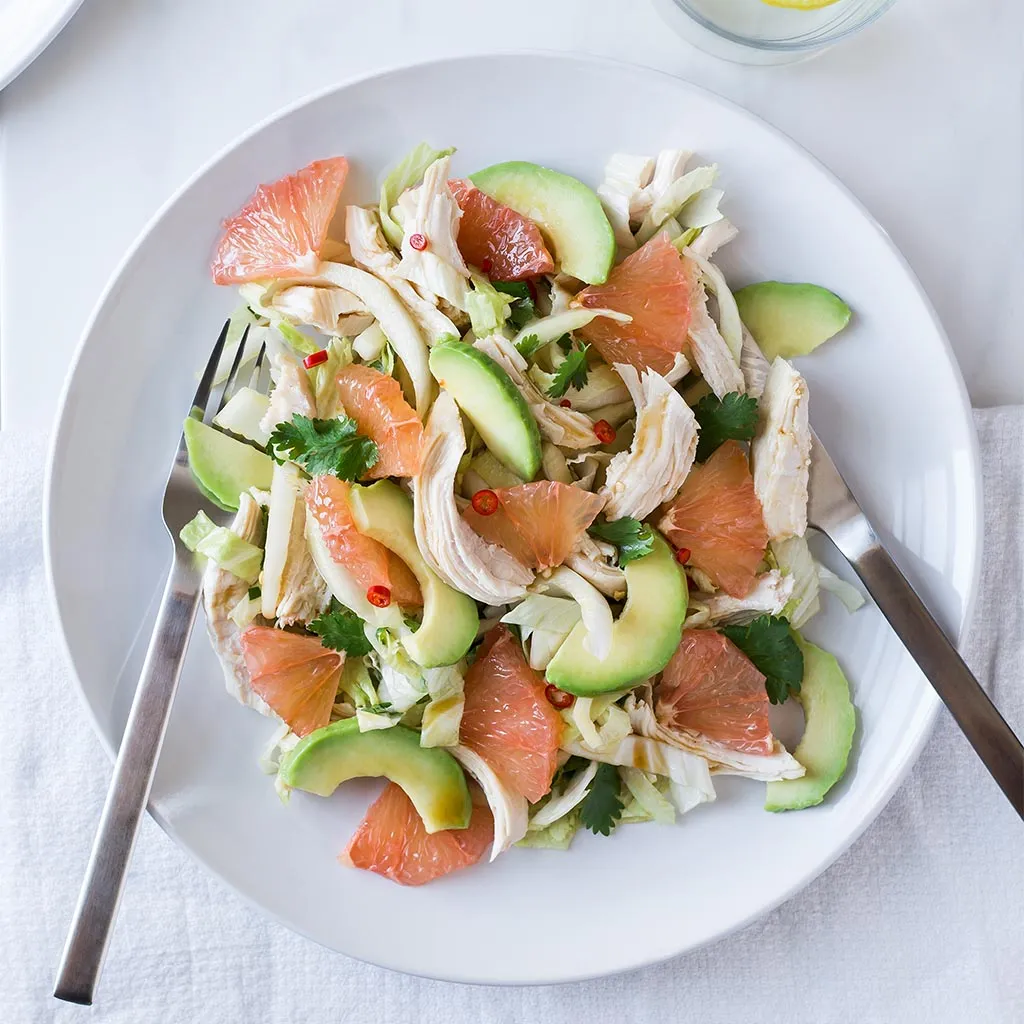 Grapefruit and Avocado Winter Salad