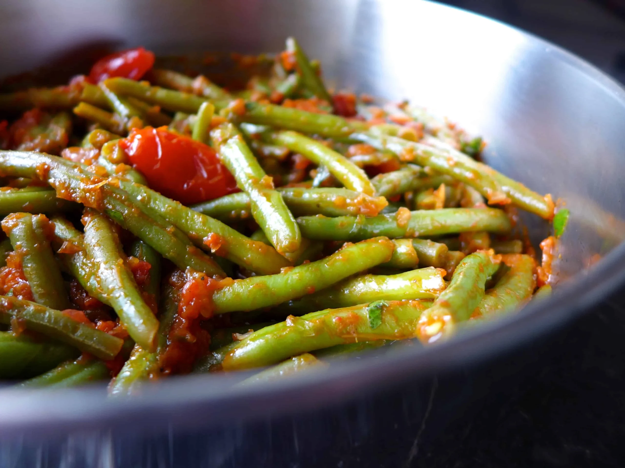 Greek Green Beans Fasolakia Yiahni